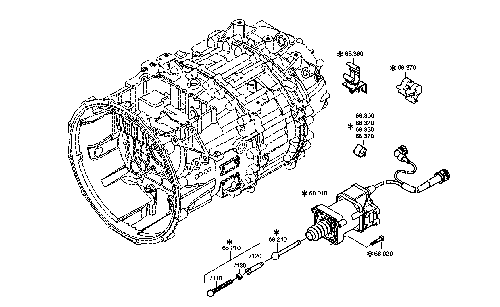 drawing for DAF 1788984 - RELEASE FORK