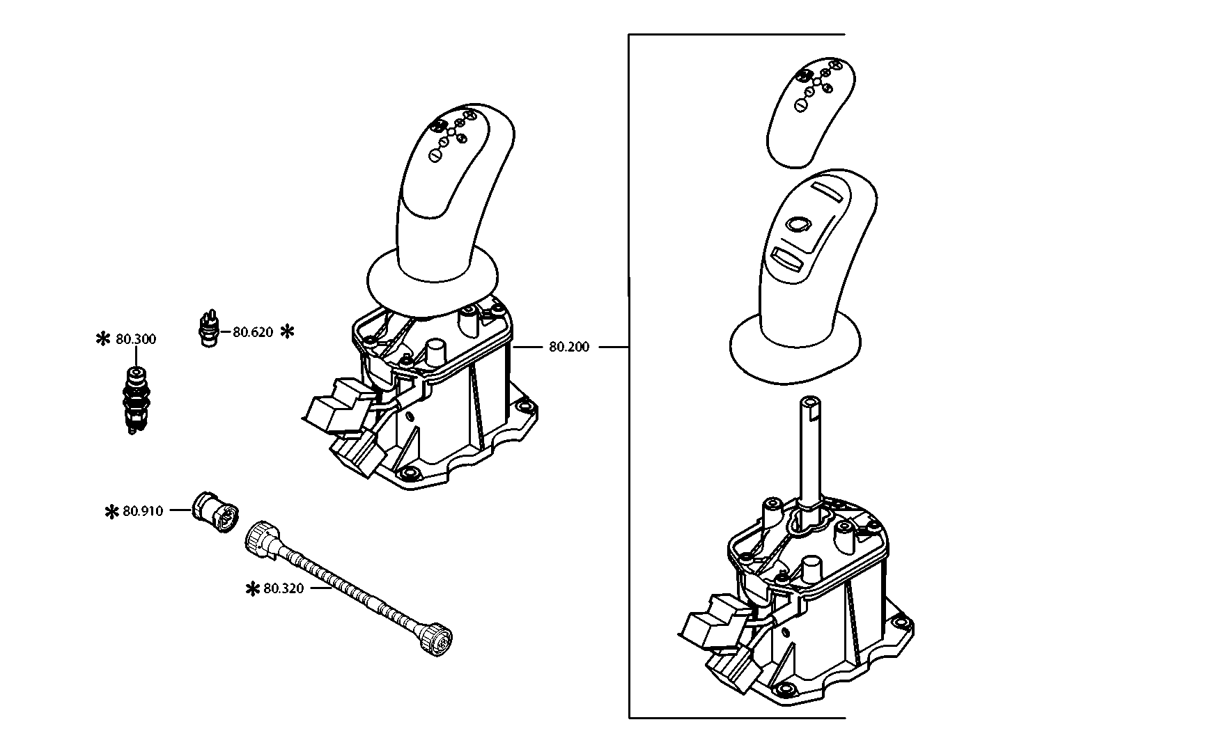 drawing for PREVOST CAR INC. 066636 - CABLE ASTRONIC