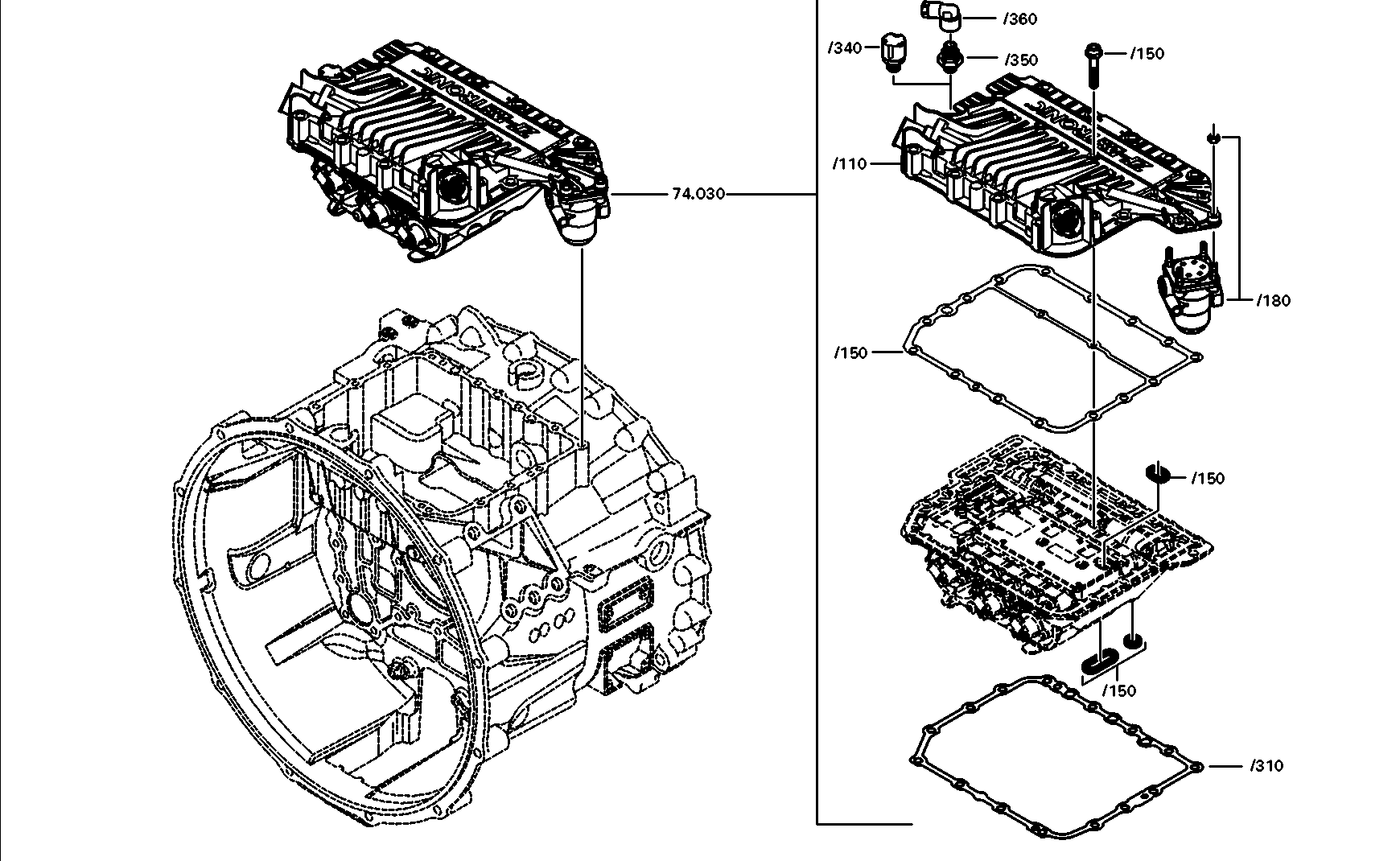 drawing for DAF 1897110 - PISTON