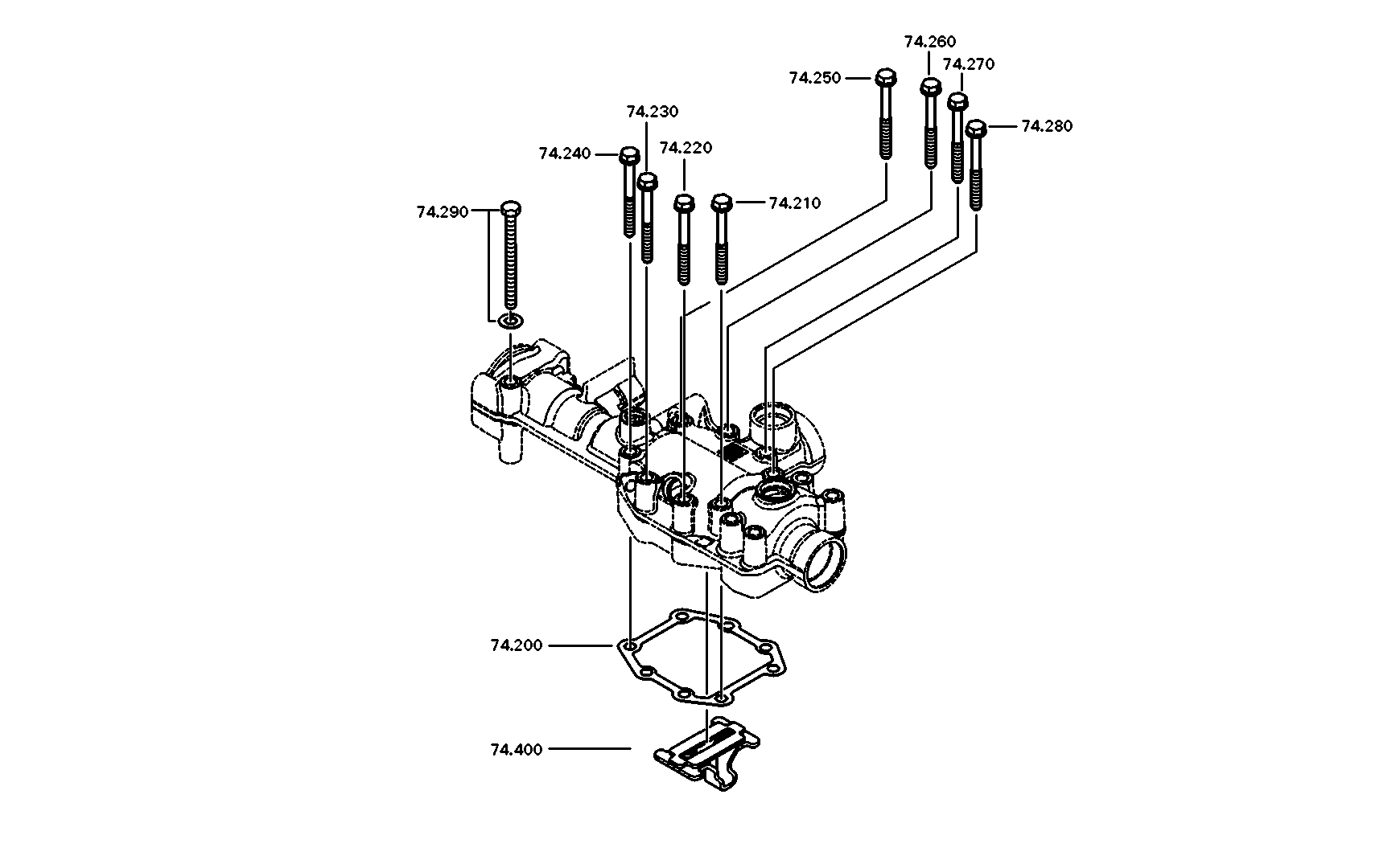 drawing for IVECO 500058507 - LOCKING PIECE