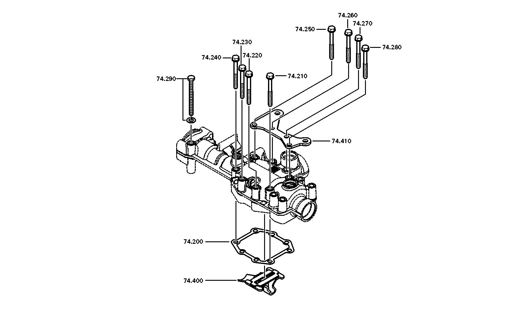 drawing for IVECO 500058507 - LOCKING PIECE