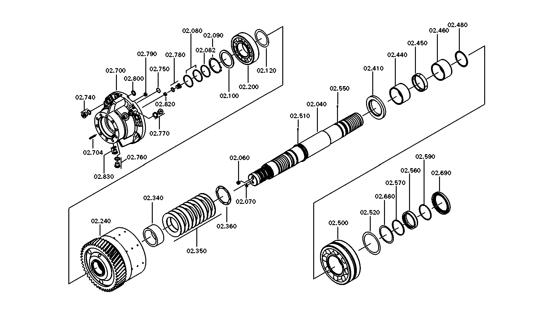 drawing for TEREX EQUIPMENT LIMITED 15266364 - CIRCLIP