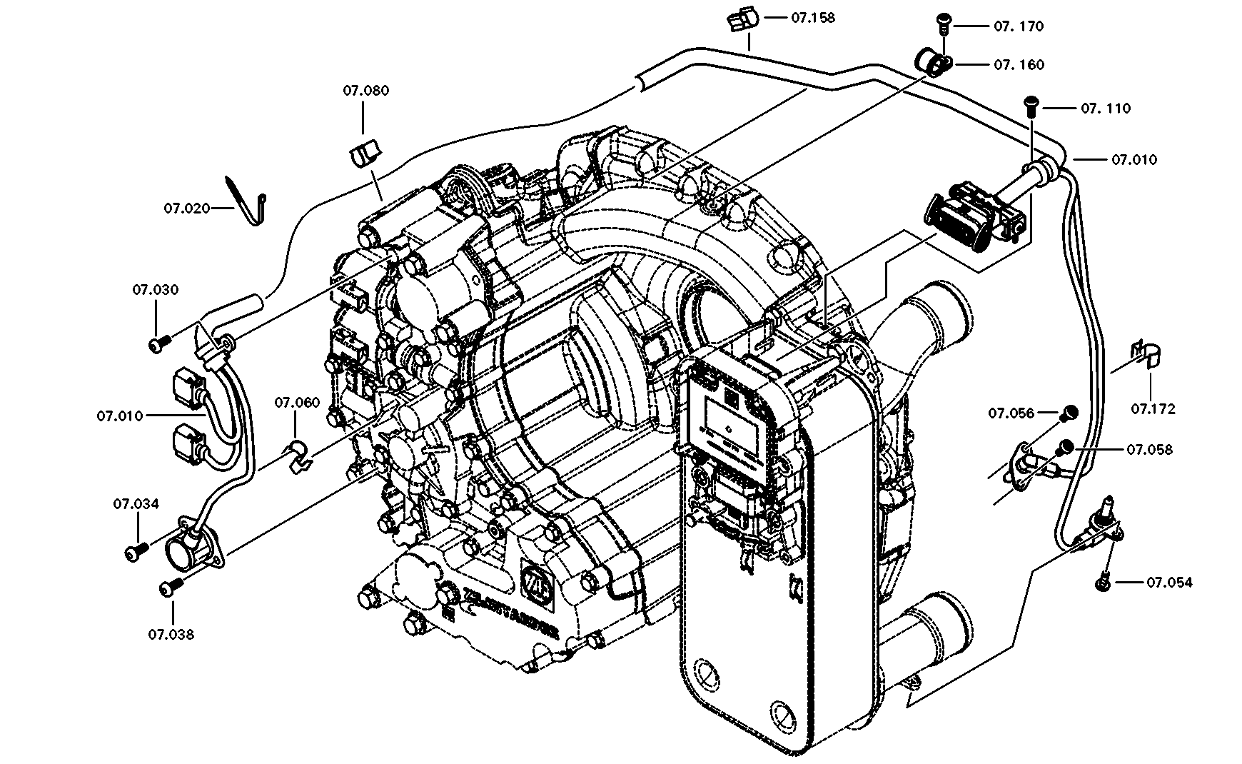 drawing for Hyundai Construction Equipment QZ0501219778 - CABLE