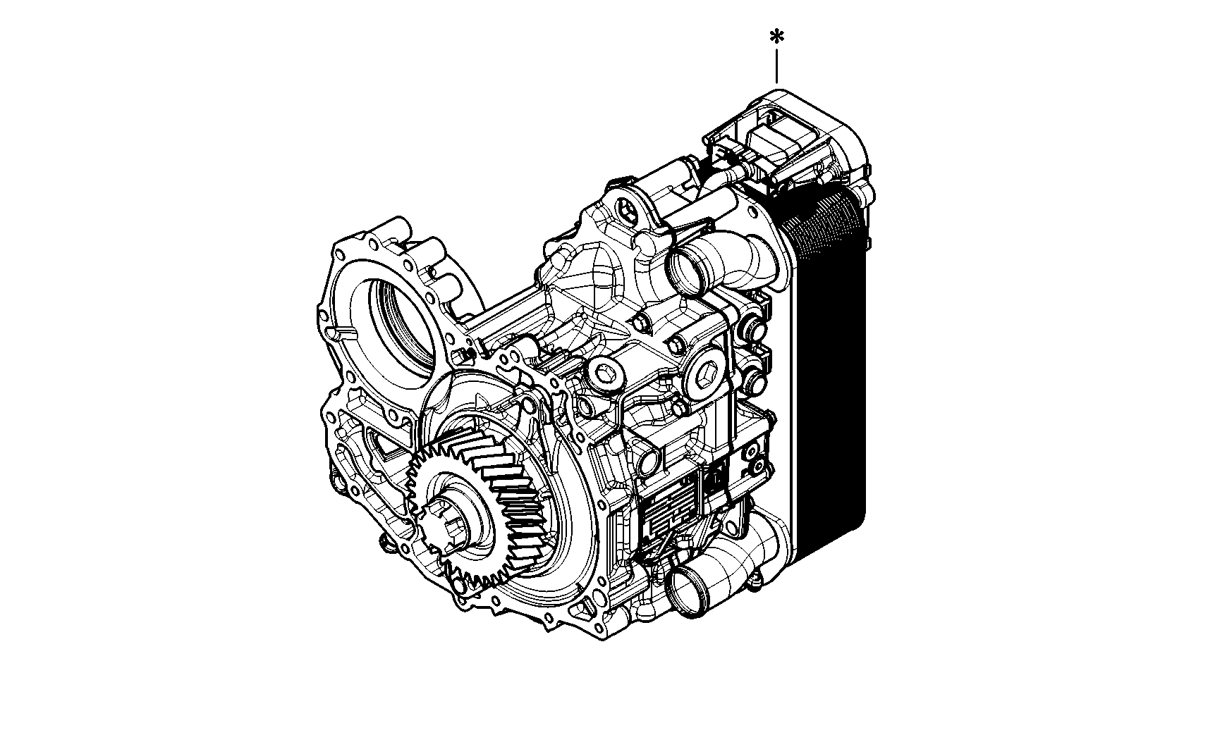 drawing for DAF 1600869 - ANBAUTEILE