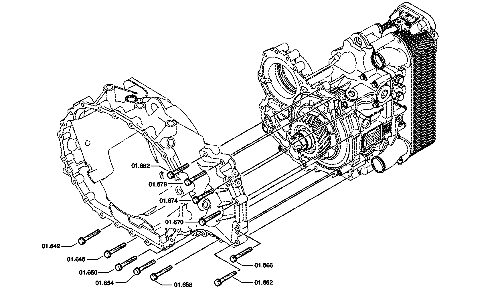 drawing for IVECO 500058758 - COUNTERSHAFT