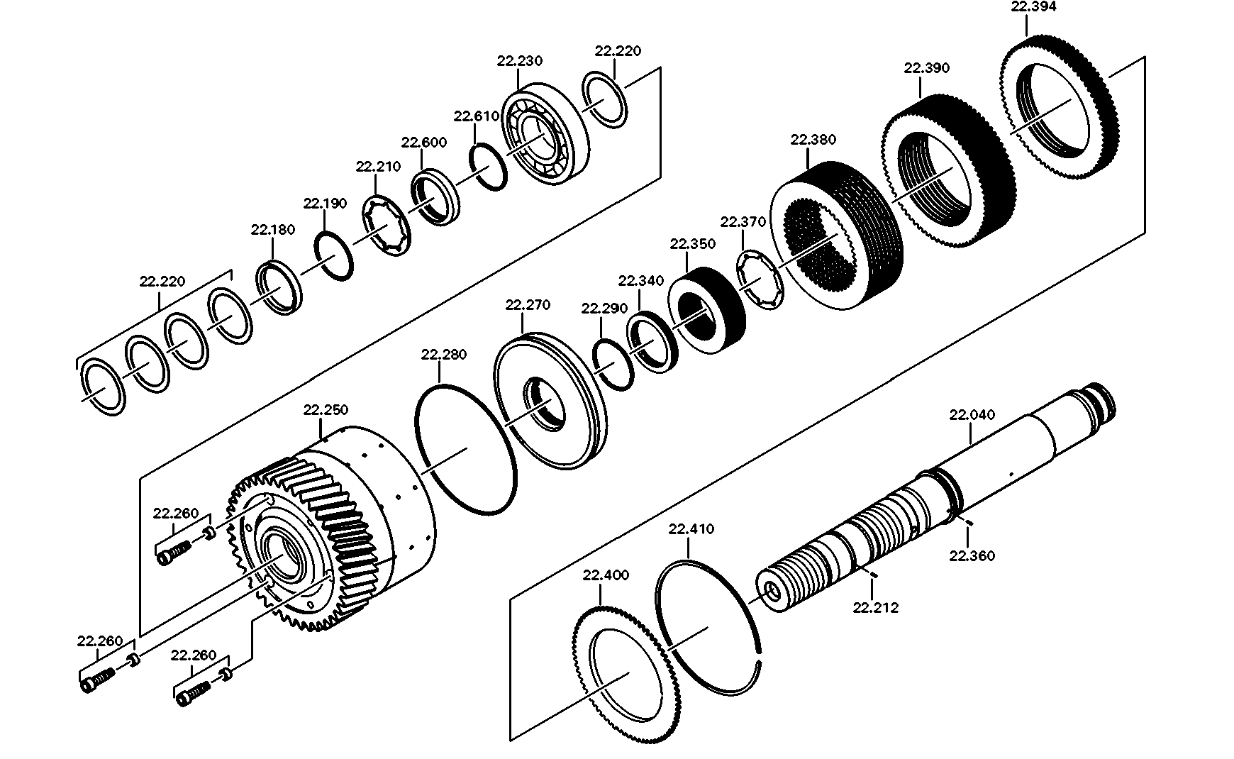 drawing for TEREX EQUIPMENT LIMITED 15266298 - RETAINING RING