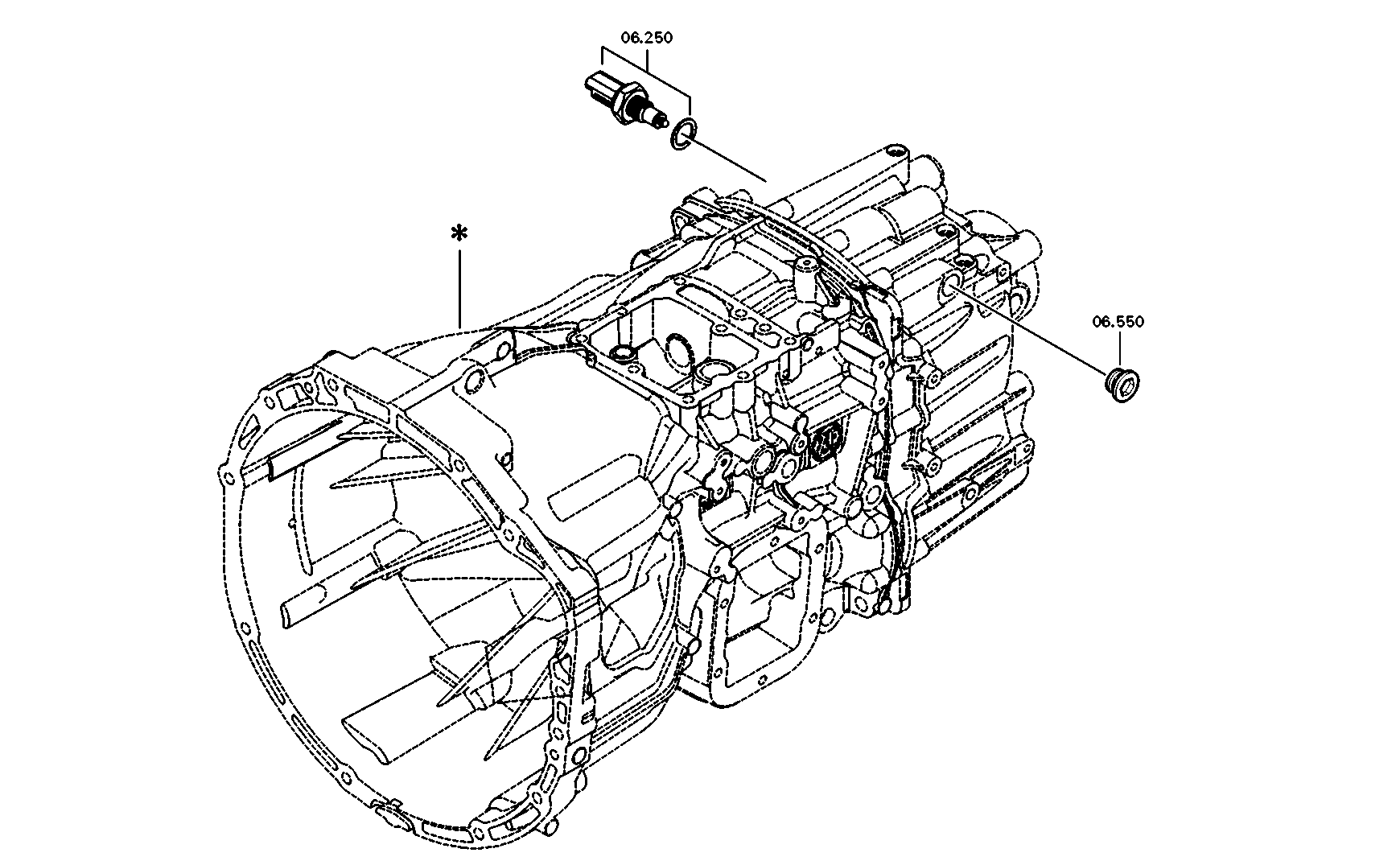 Technical drawing of NISSAN MOTOR CO. 32815-MB90BEZ PIN with dimensions and layout (figure 5)