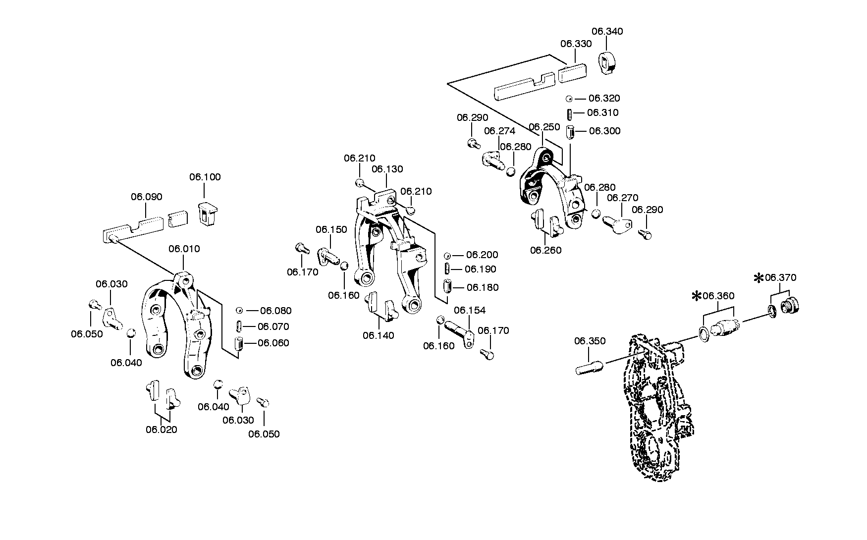 drawing for IVECO 5000808130 - GEAR SHIFT RAIL