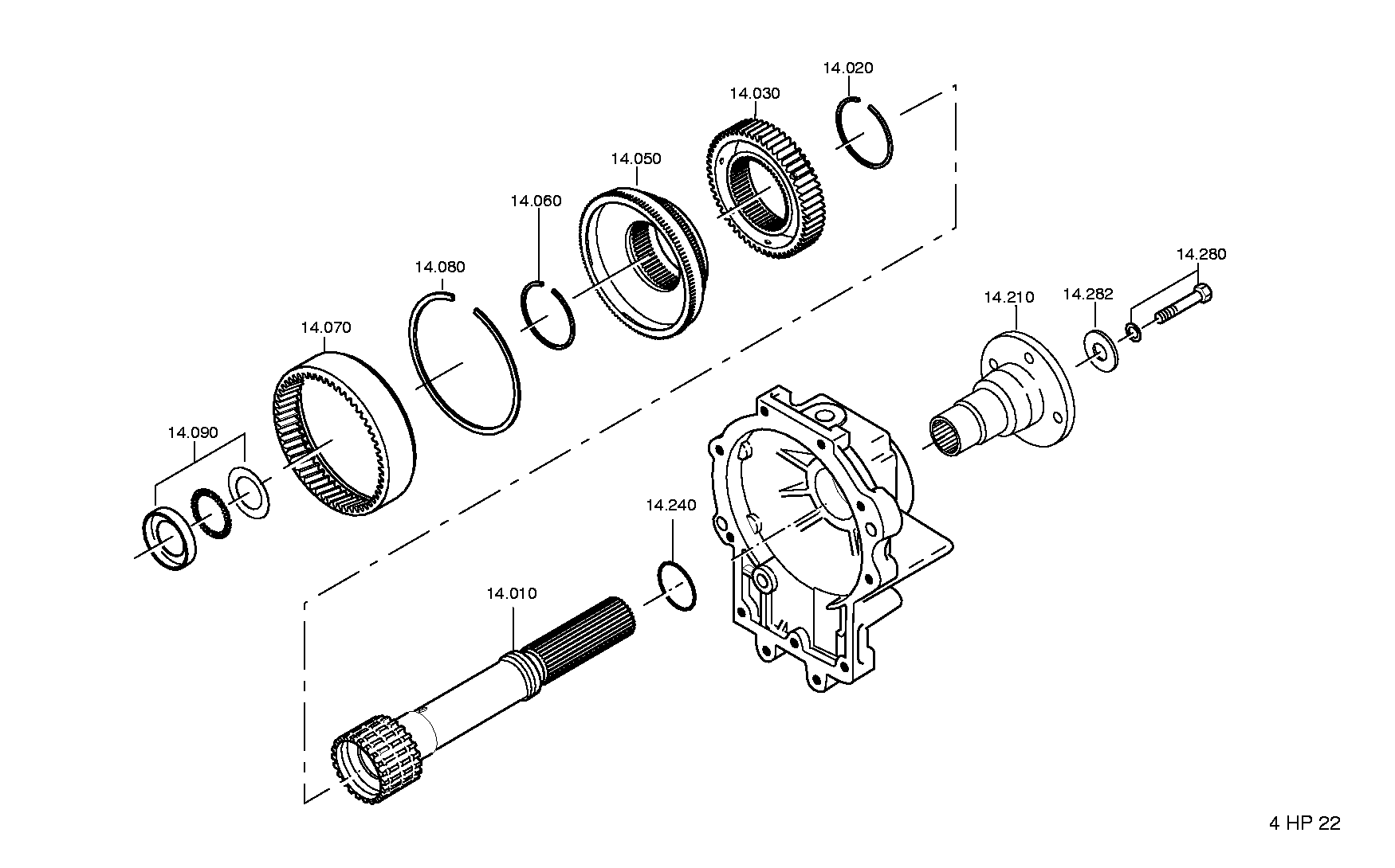 drawing for JAGUAR CARS LTD. 02JLM 915 - SNAP RING