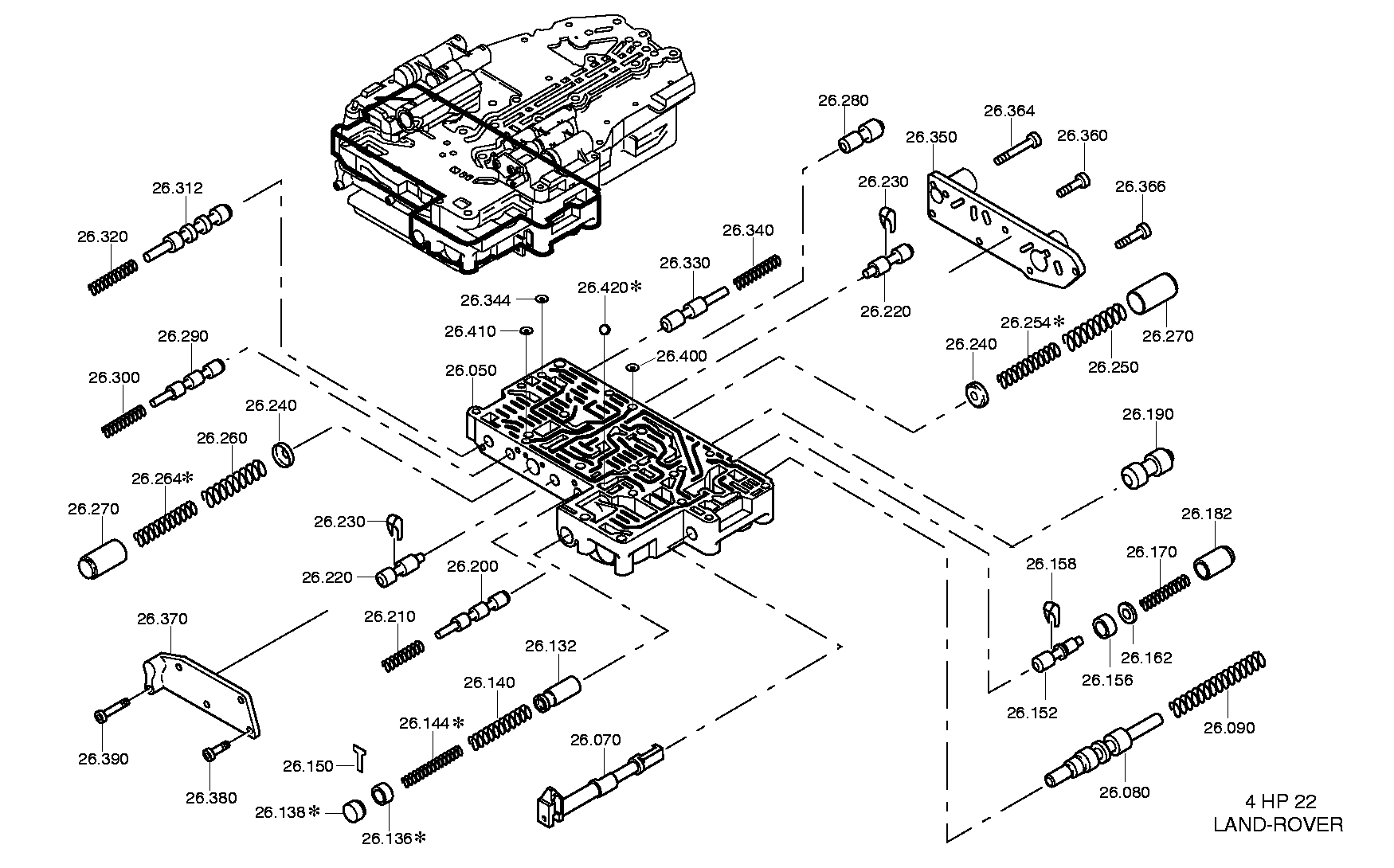 drawing for JAGUAR CARS LTD. TYP100340 - HEXALOBULAR DRIVING SCREW