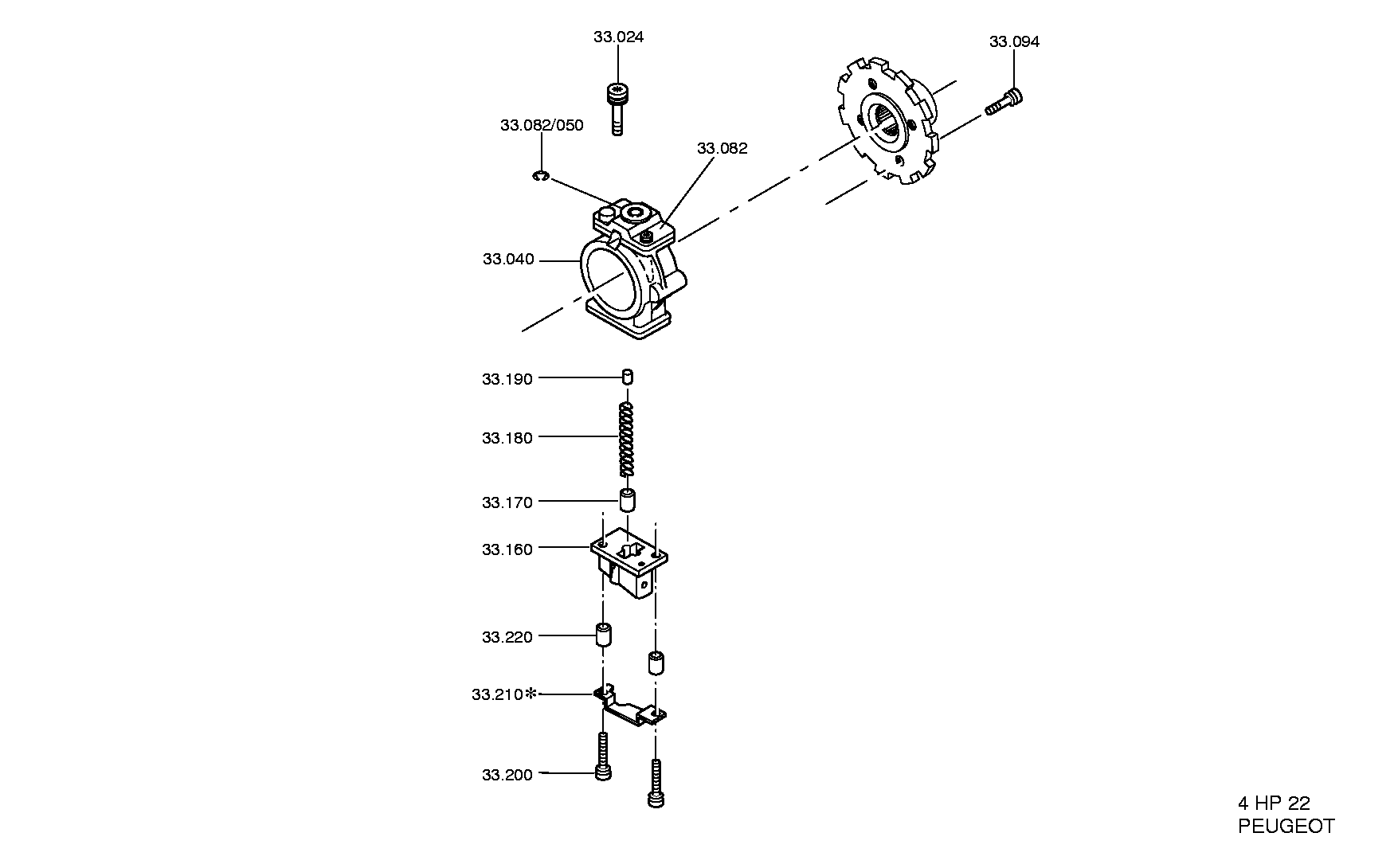 drawing for JAGUAR CARS LTD. RTC4279 - HEXALOBULAR DRIVING SCREW