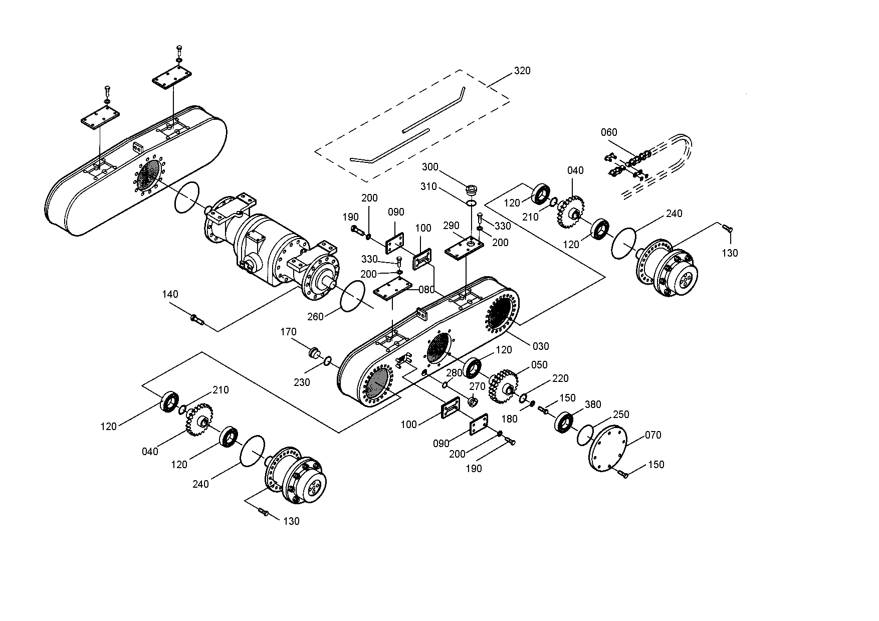 drawing for TEREX EQUIPMENT LIMITED 8001844 - HEXAGON SCREW