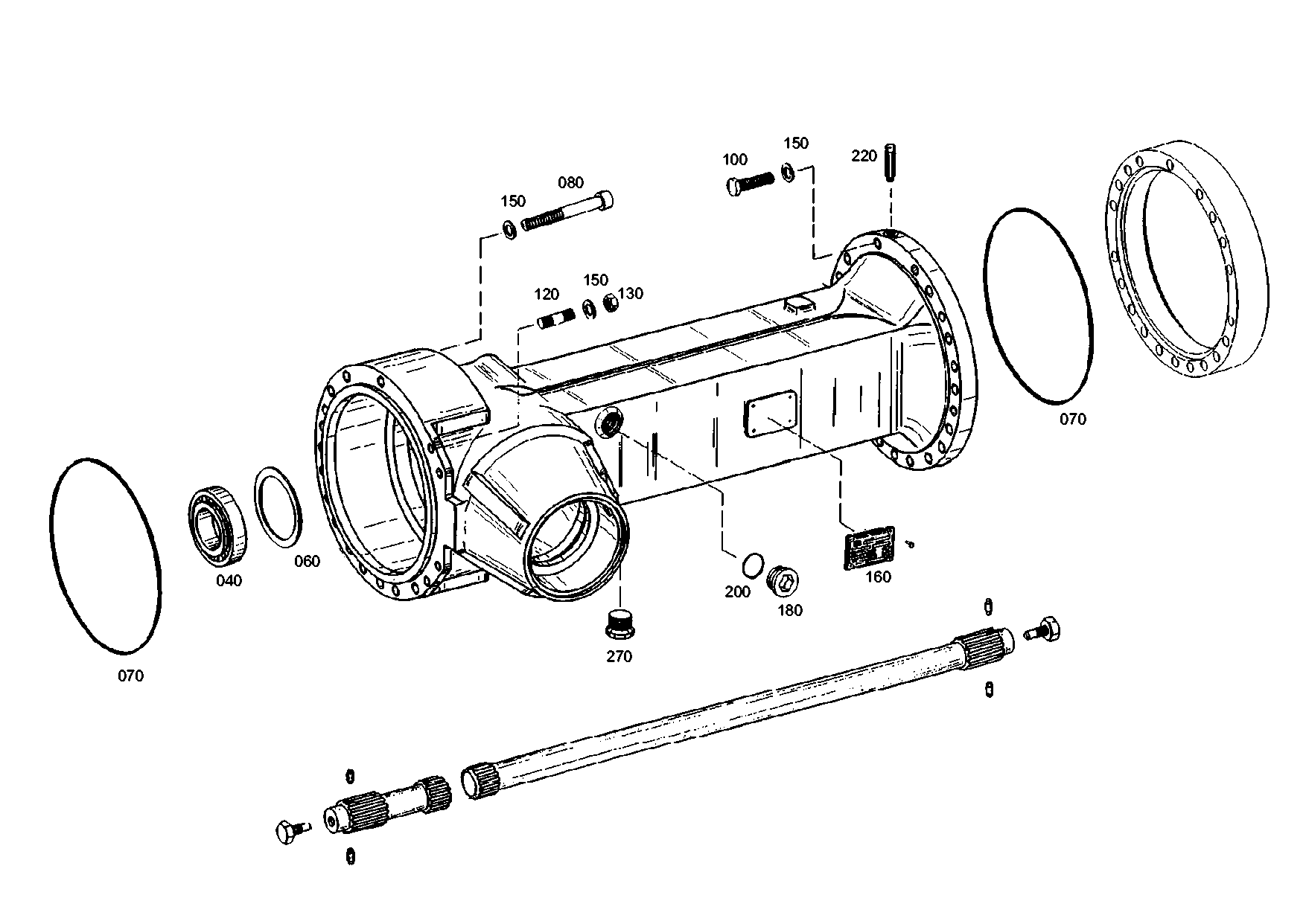 drawing for AGCO F380.306.020.250 - O-RING