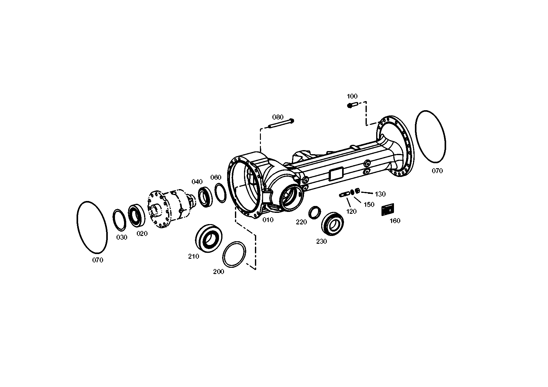 drawing for EVOBUS A0013533151 - RING