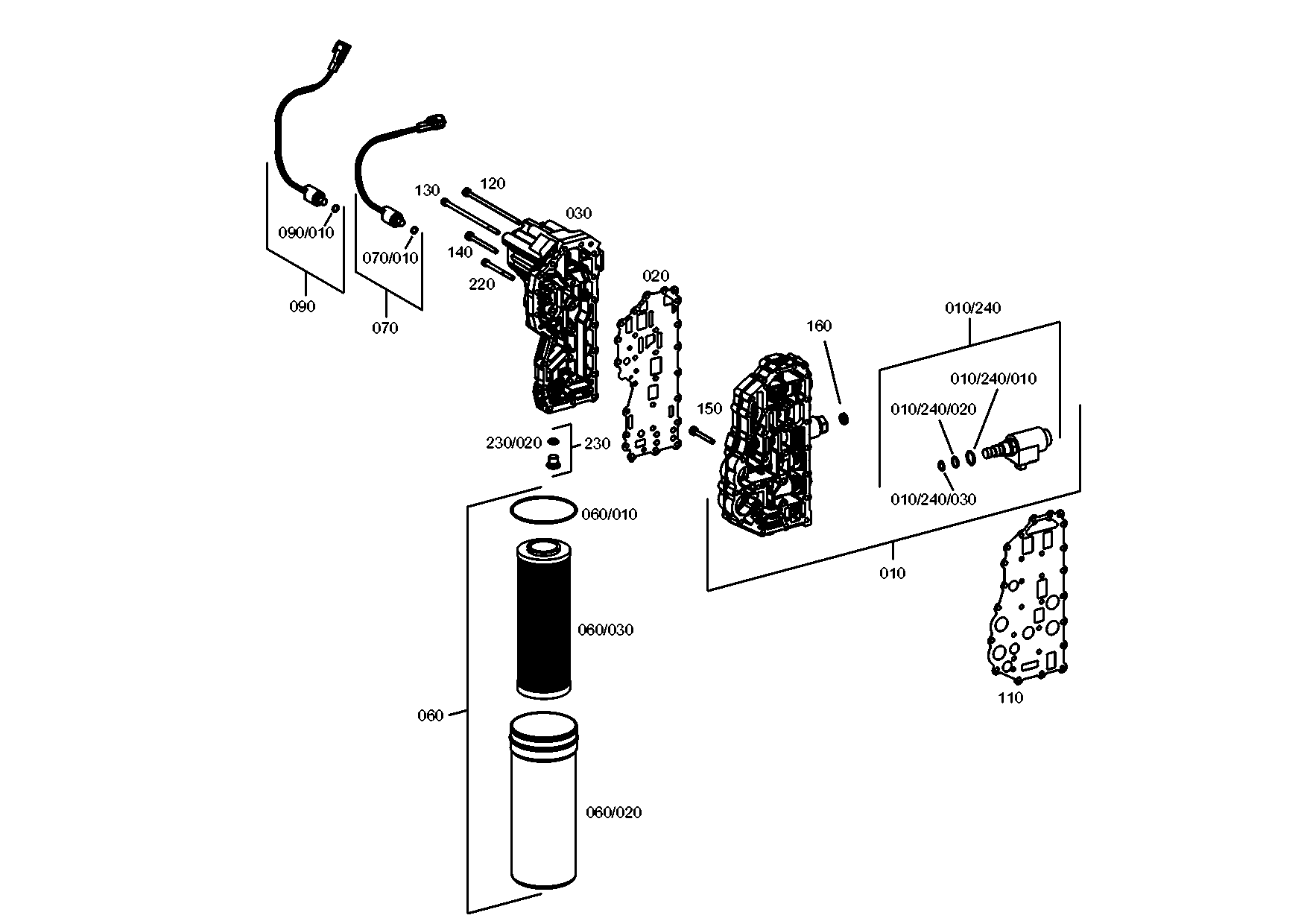 drawing for KUBOTA 3J08022101 - PRESSURE SWITCH