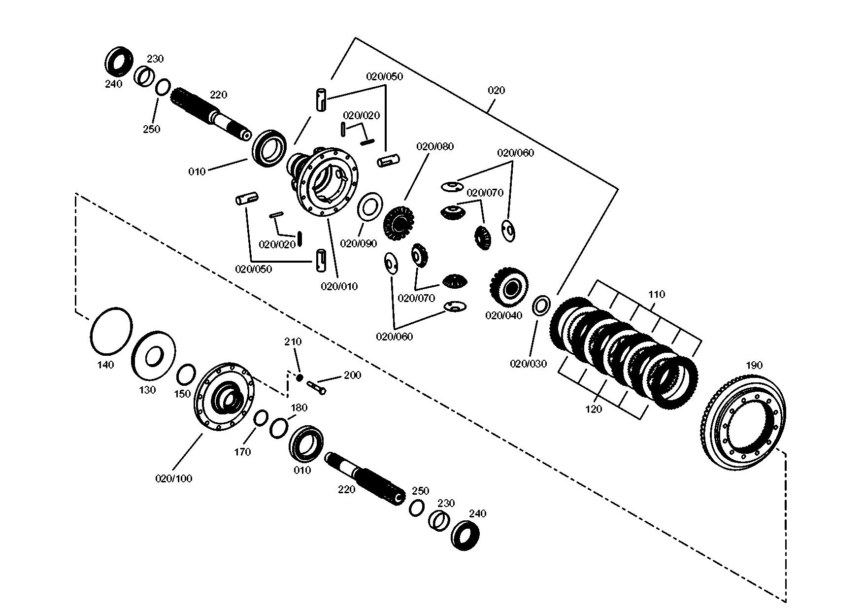 drawing for KUBOTA 3J08022581 - I.CLUTCH DISC