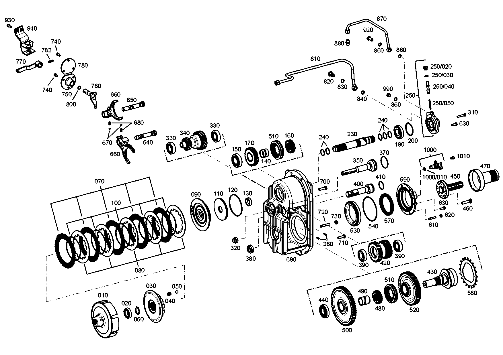 drawing for MAGNA STEYR 133100270082 - DOUBLE GEAR