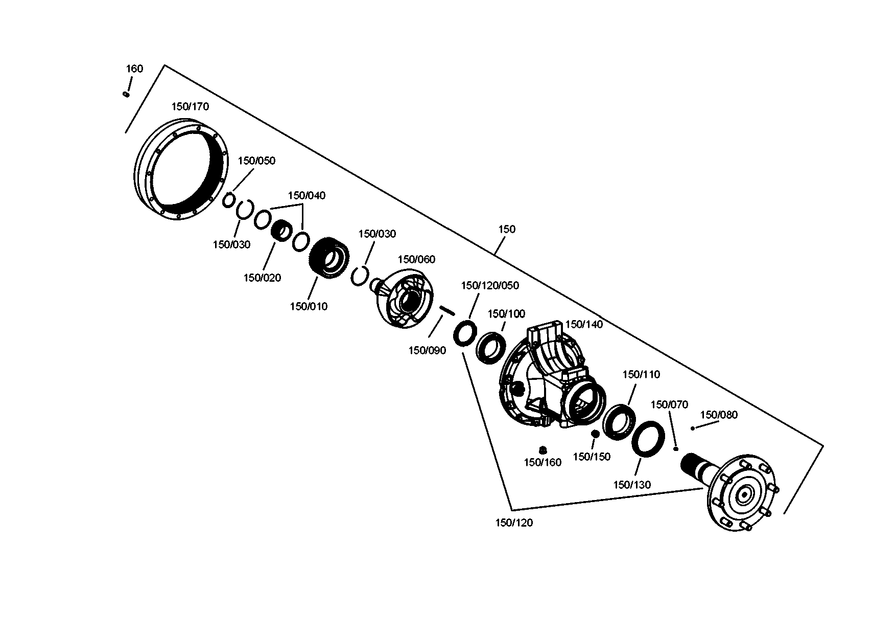 drawing for AGCO V86311900 - RETAINING RING