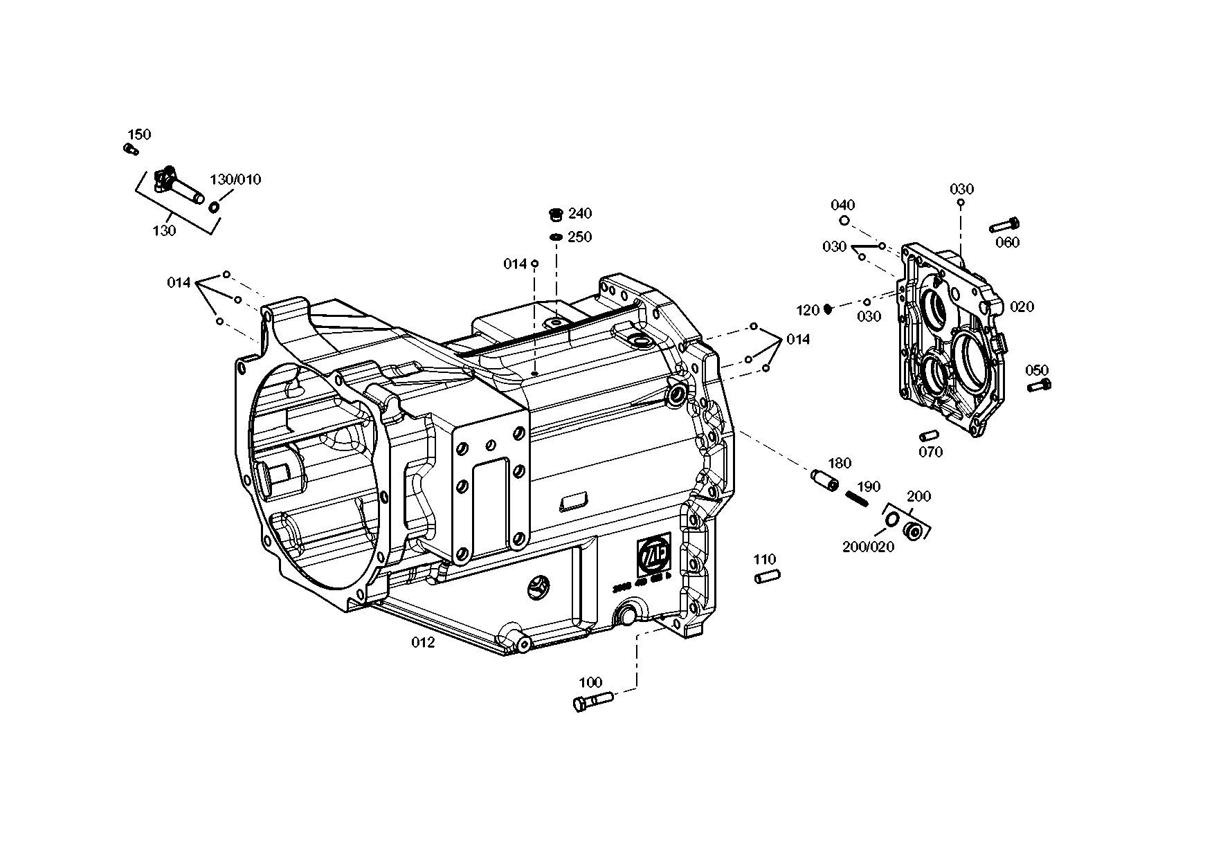 drawing for MAN 131721110 - CLUTCH HOUSING