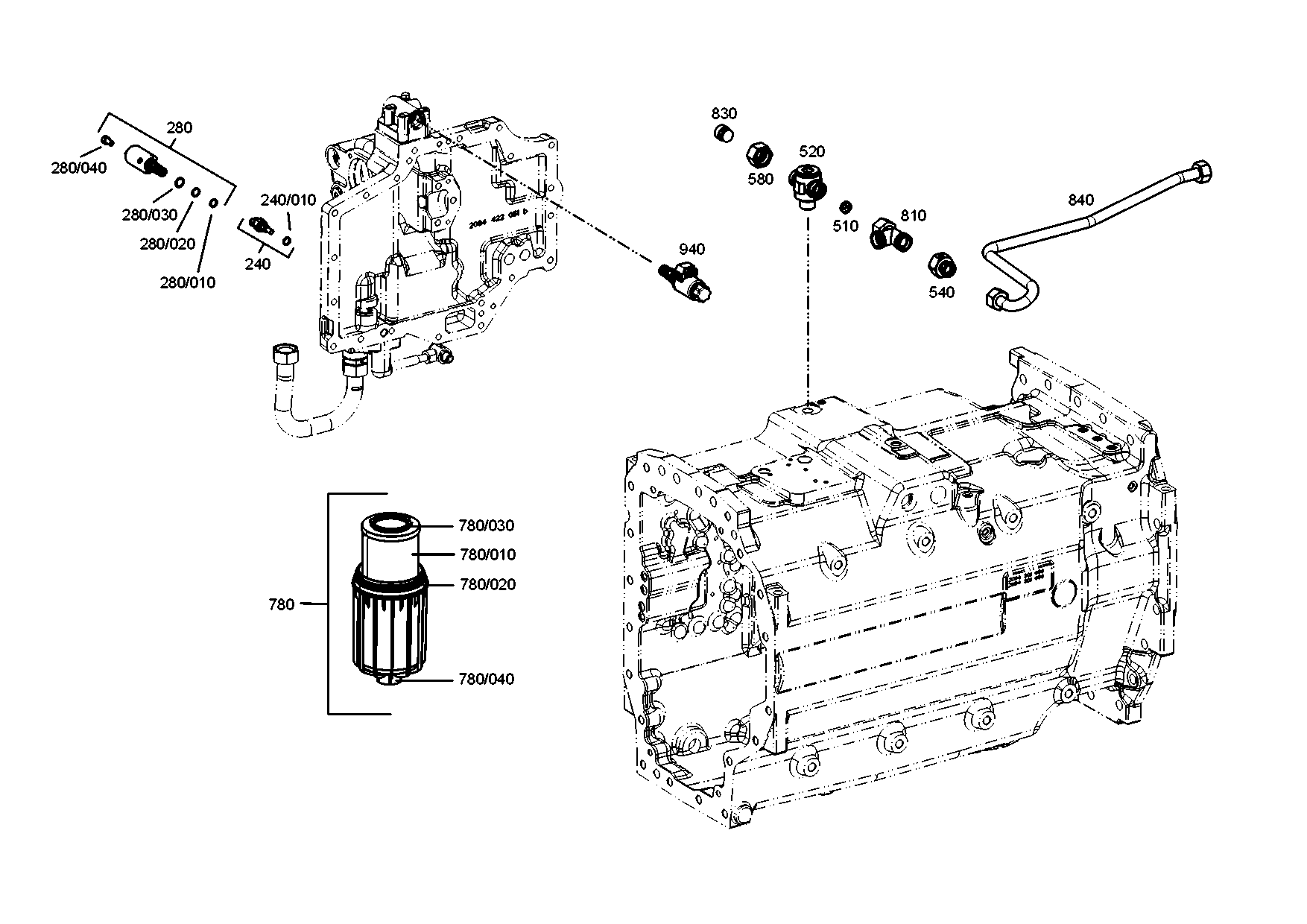 drawing for AGCO V35008600 - HOUSING