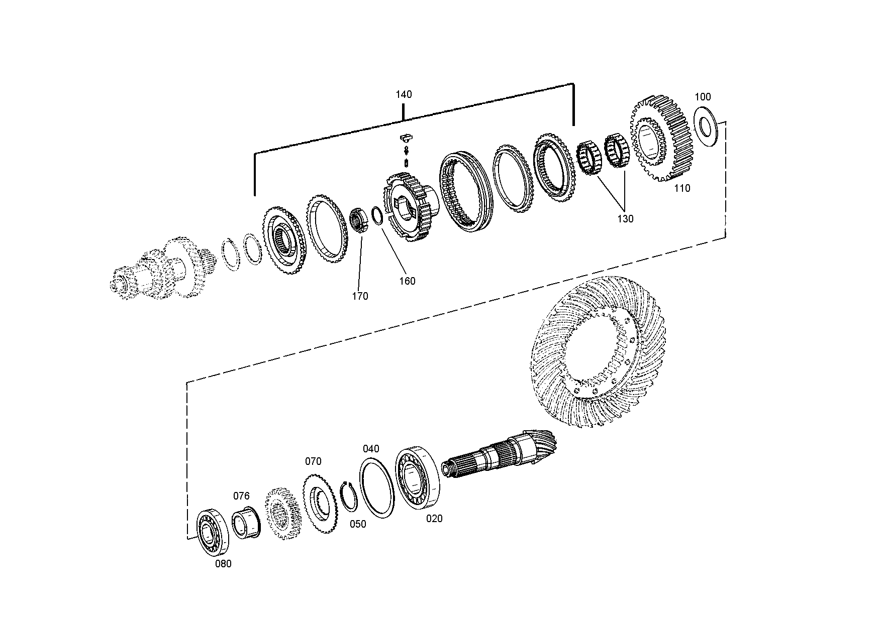 drawing for HYDREMA 104008502 - TAPER ROLLER BEARING