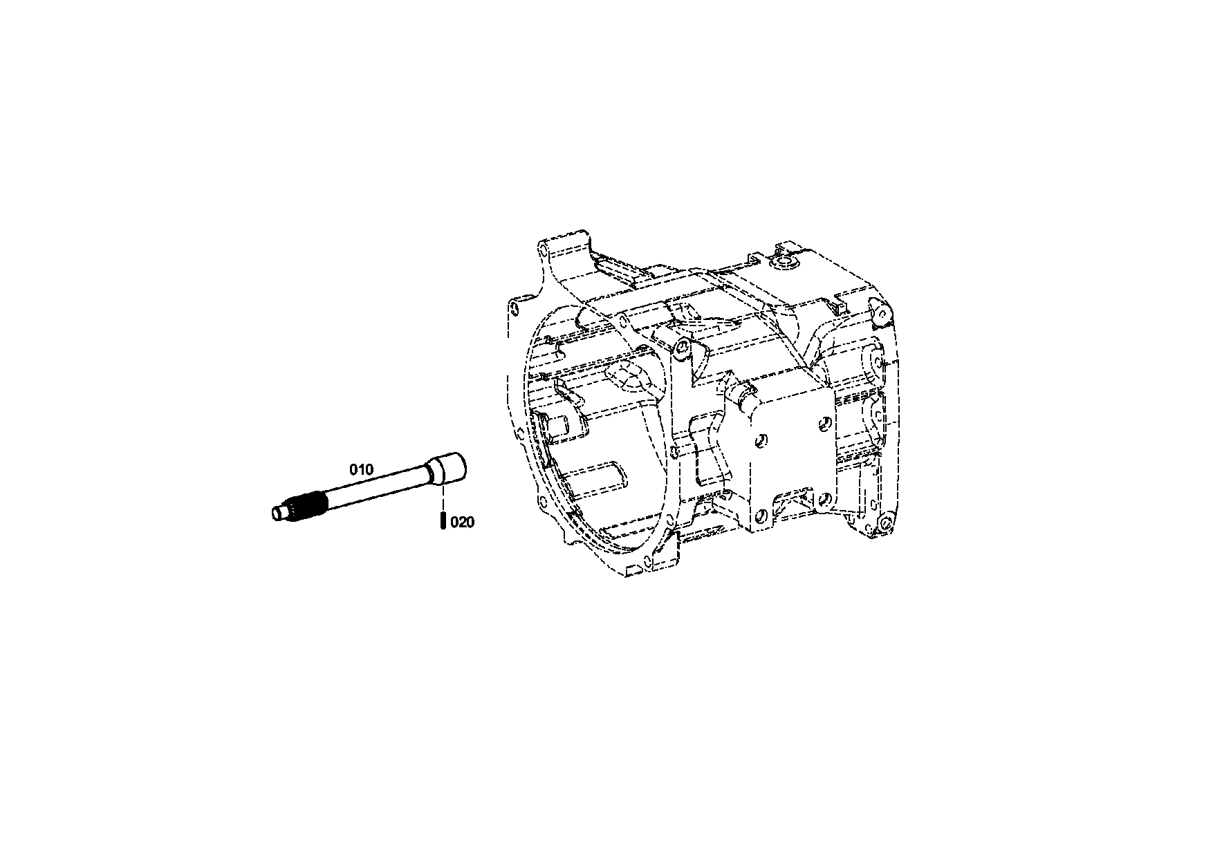 drawing for IVECO 176627 - SLOT. PIN