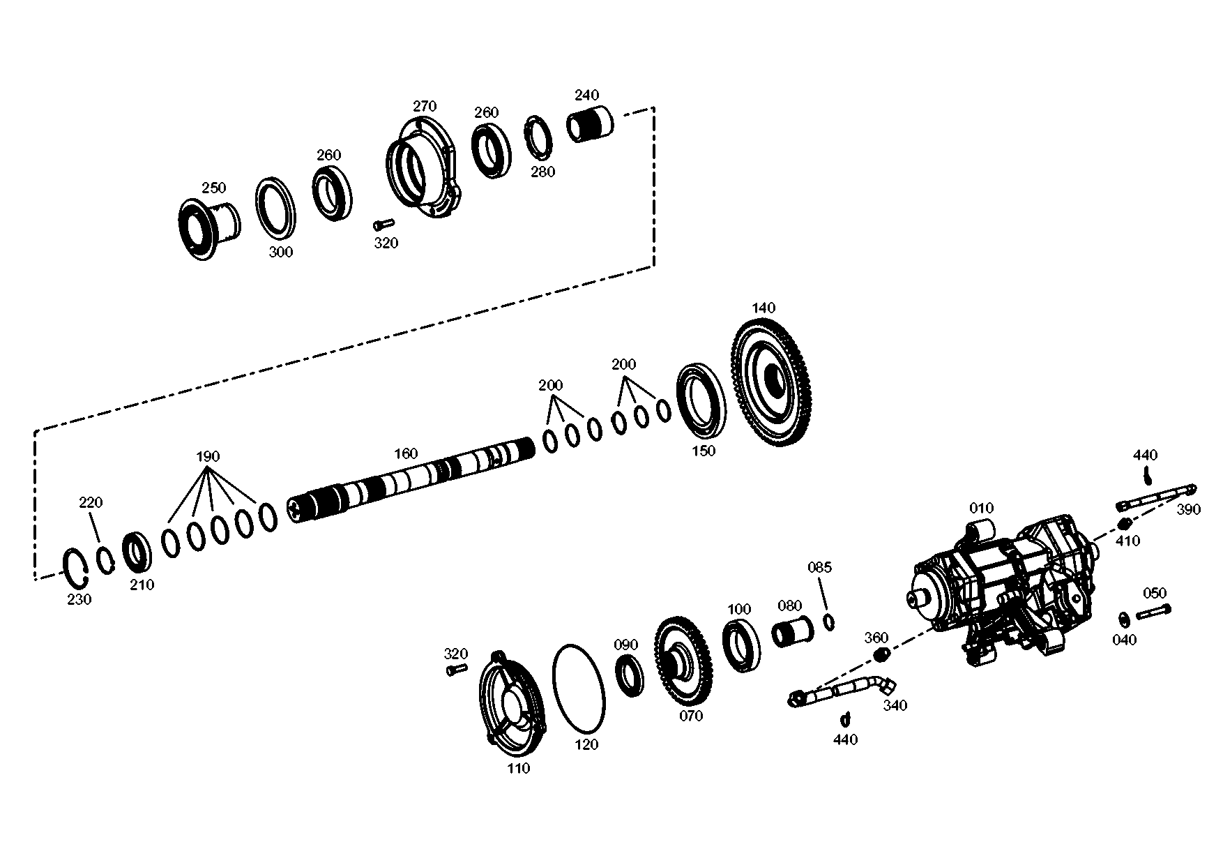 drawing for MAN 06.31410-1202 - BALL BEARING