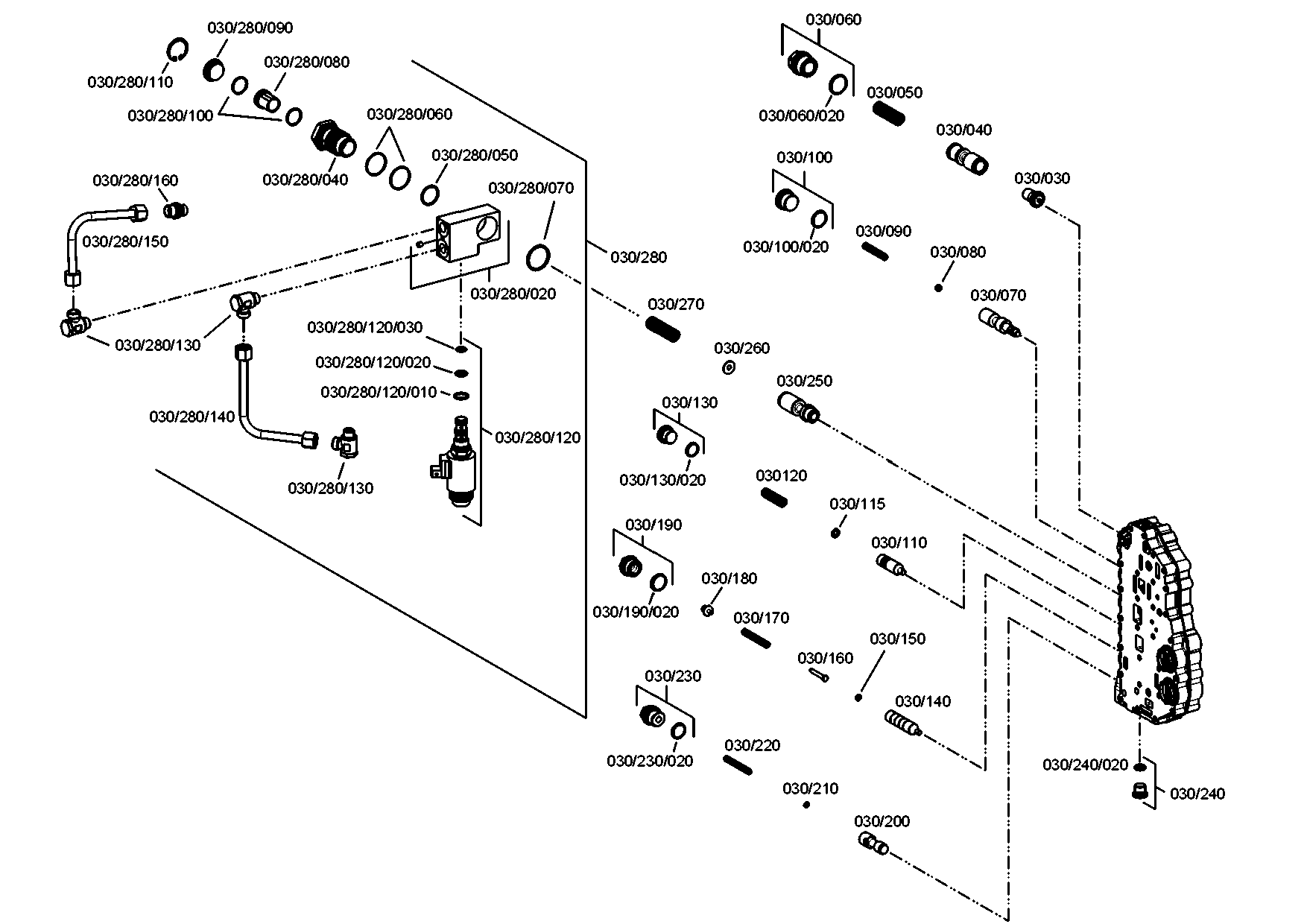 drawing for CLAAS CSE 5811031 - HYDRAUL.CONTROL