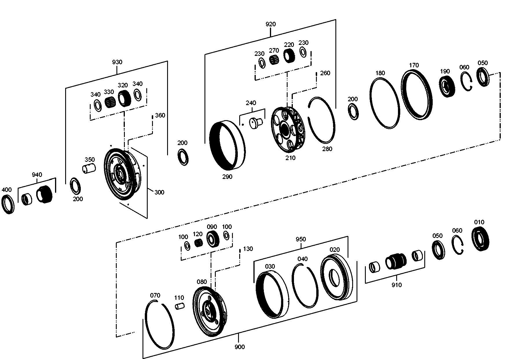 drawing for CLAAS CSE 05016720 - AXIAL NEEDLE BEARING