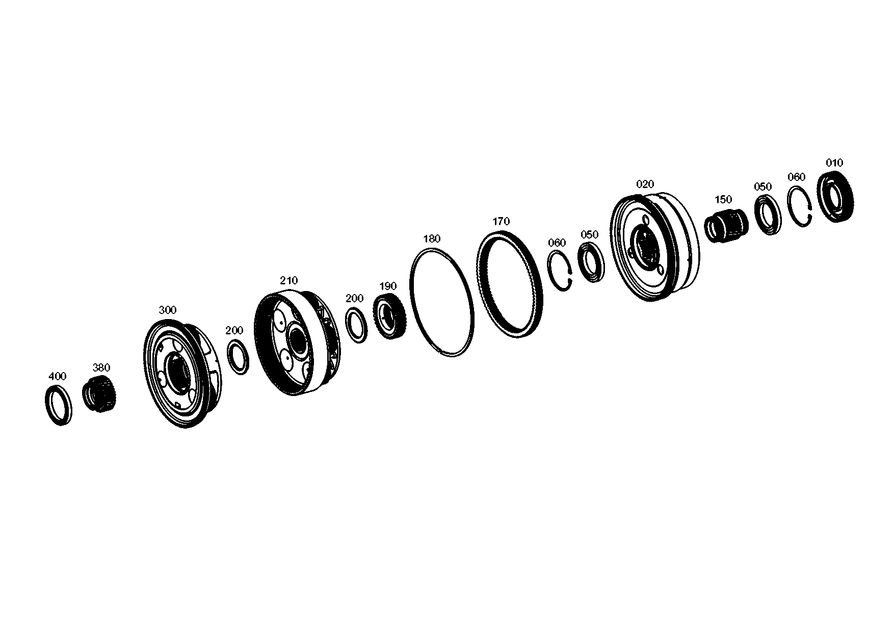 drawing for CLAAS CSE 05004320 - SUN GEAR