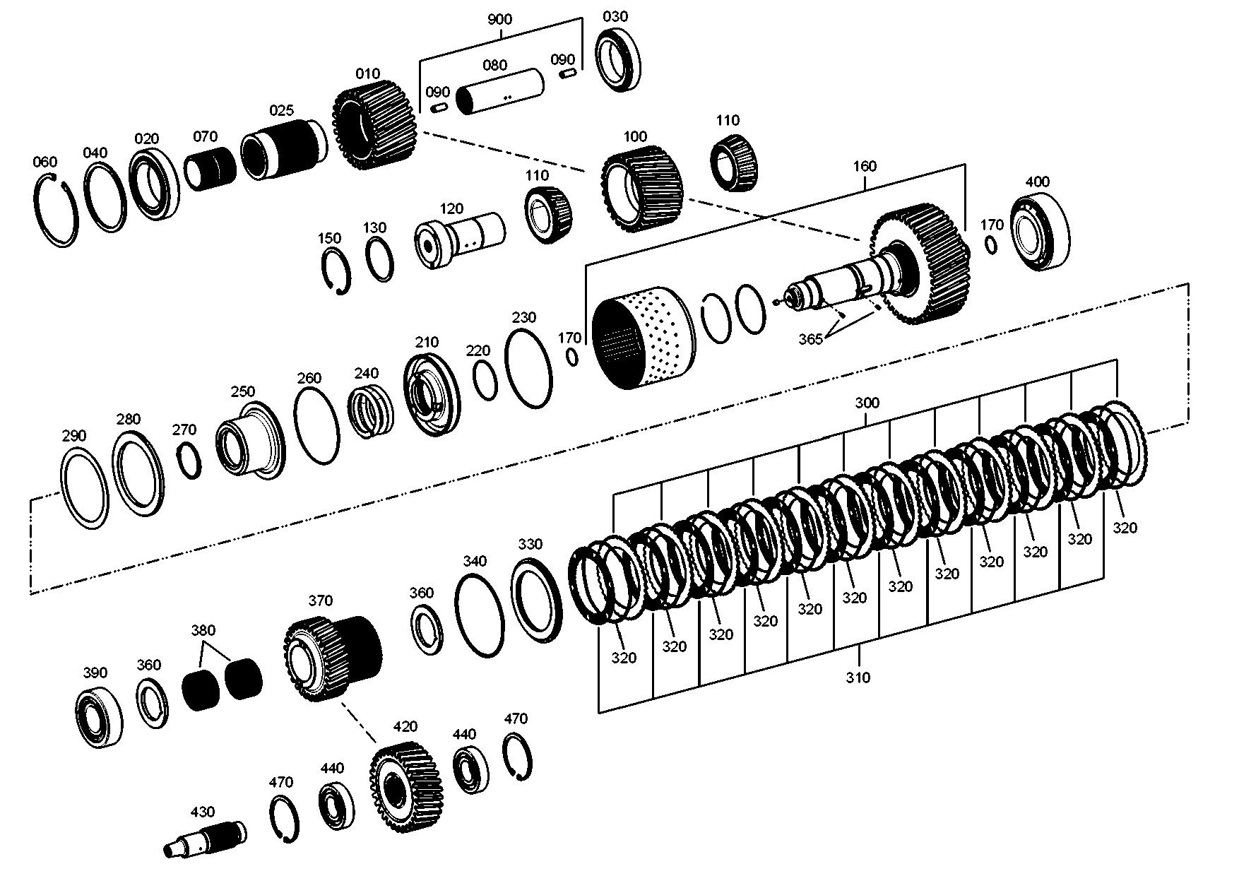 drawing for TEREX EQUIPMENT LIMITED 09398736 - CIRCLIP