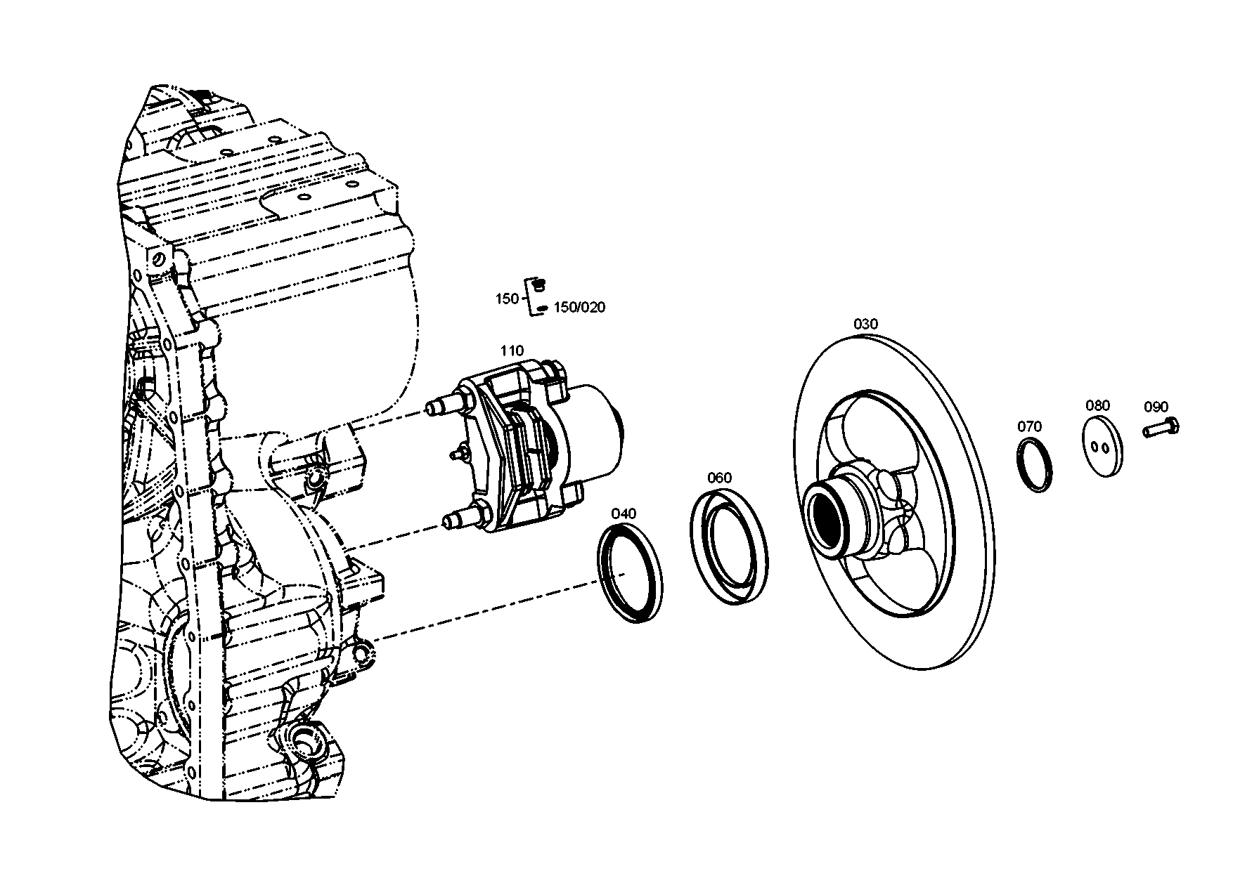 drawing for SCHOPF MASCHINENBAU GMBH 109003 - BRAKE LINING KIT