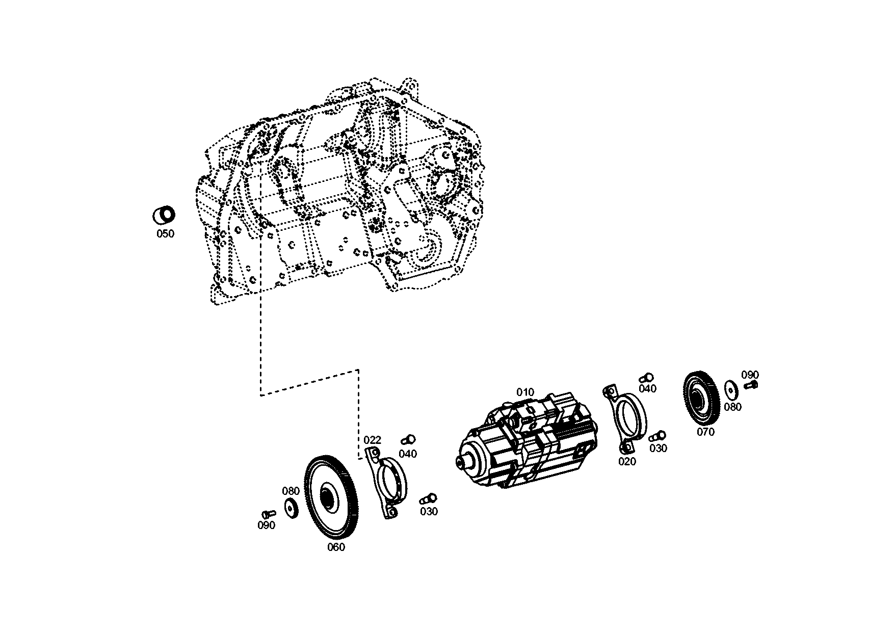 drawing for LINDE AG 2688055005 - HYDROSTATIC UNIT