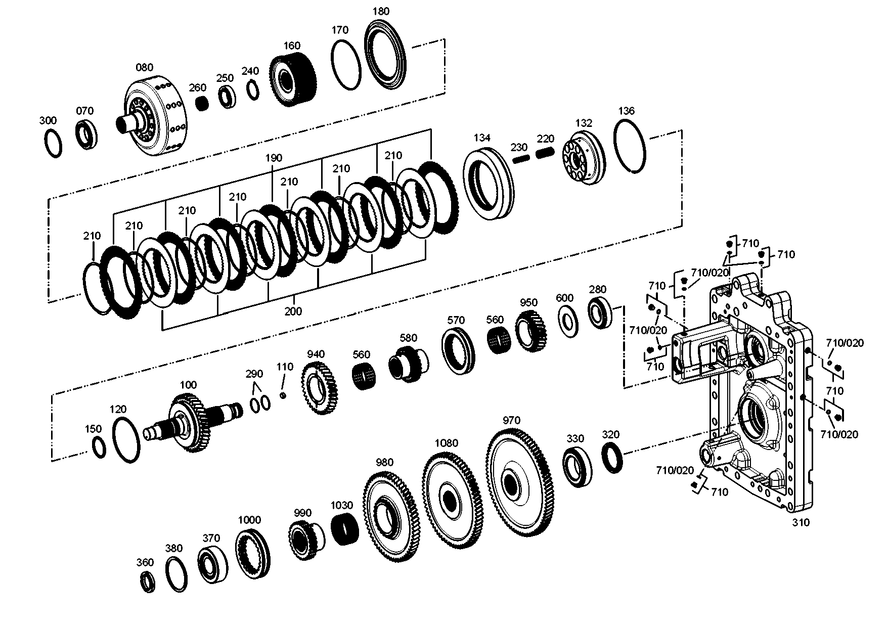drawing for AGCO F514.100.360.050 - TAPERED ROLLER BEARING