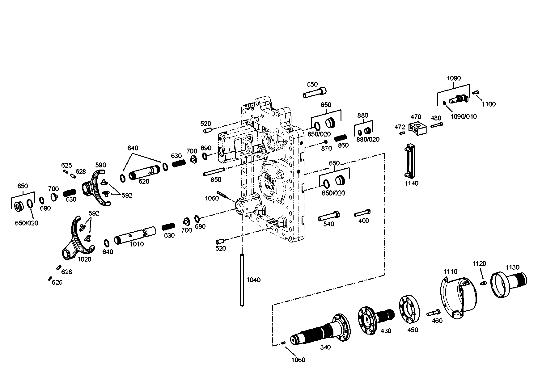 drawing for AGCO F514.100.360.050 - TAPERED ROLLER BEARING