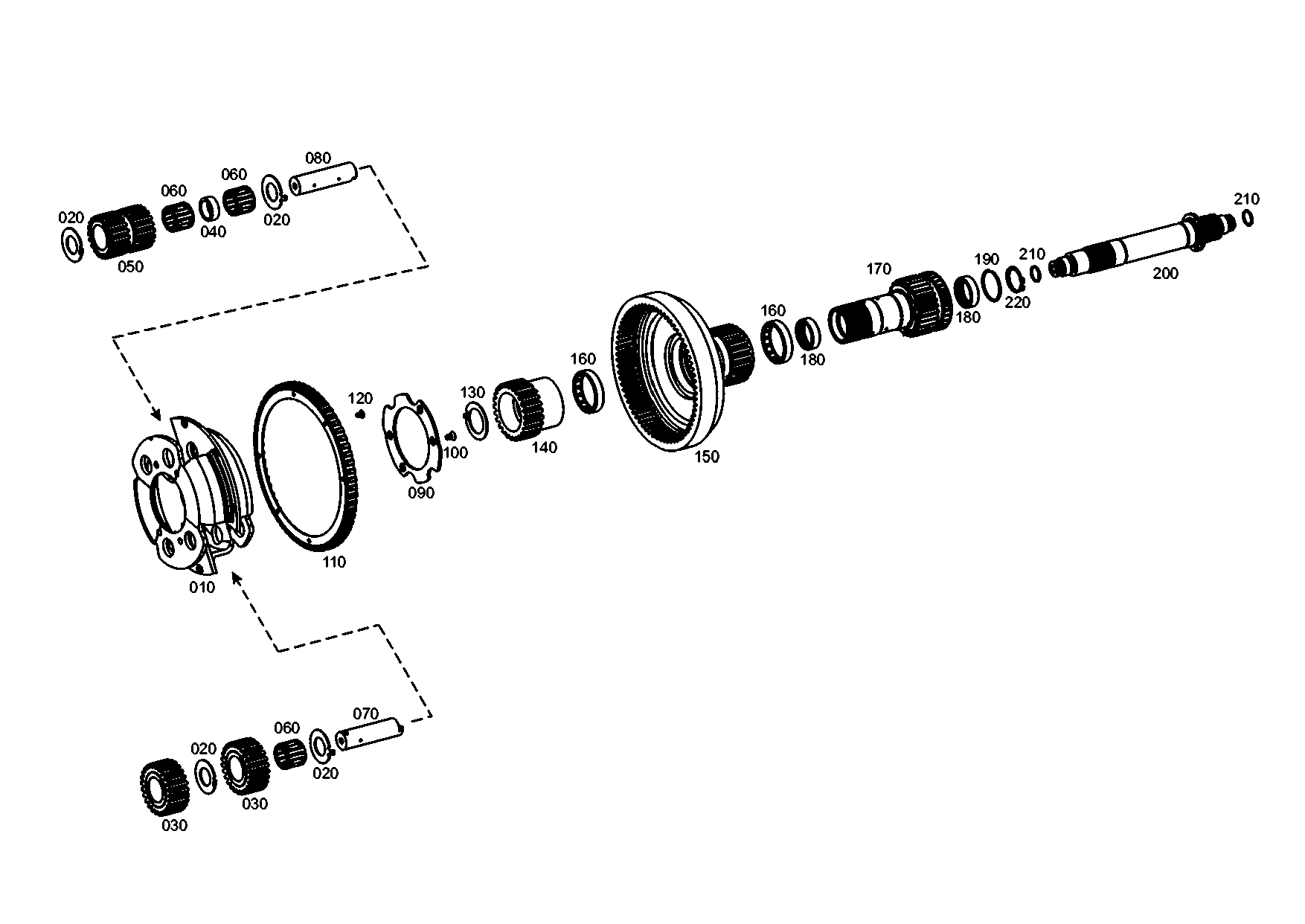 drawing for SDF 0.900.1448.2 - PLANETARY GEAR