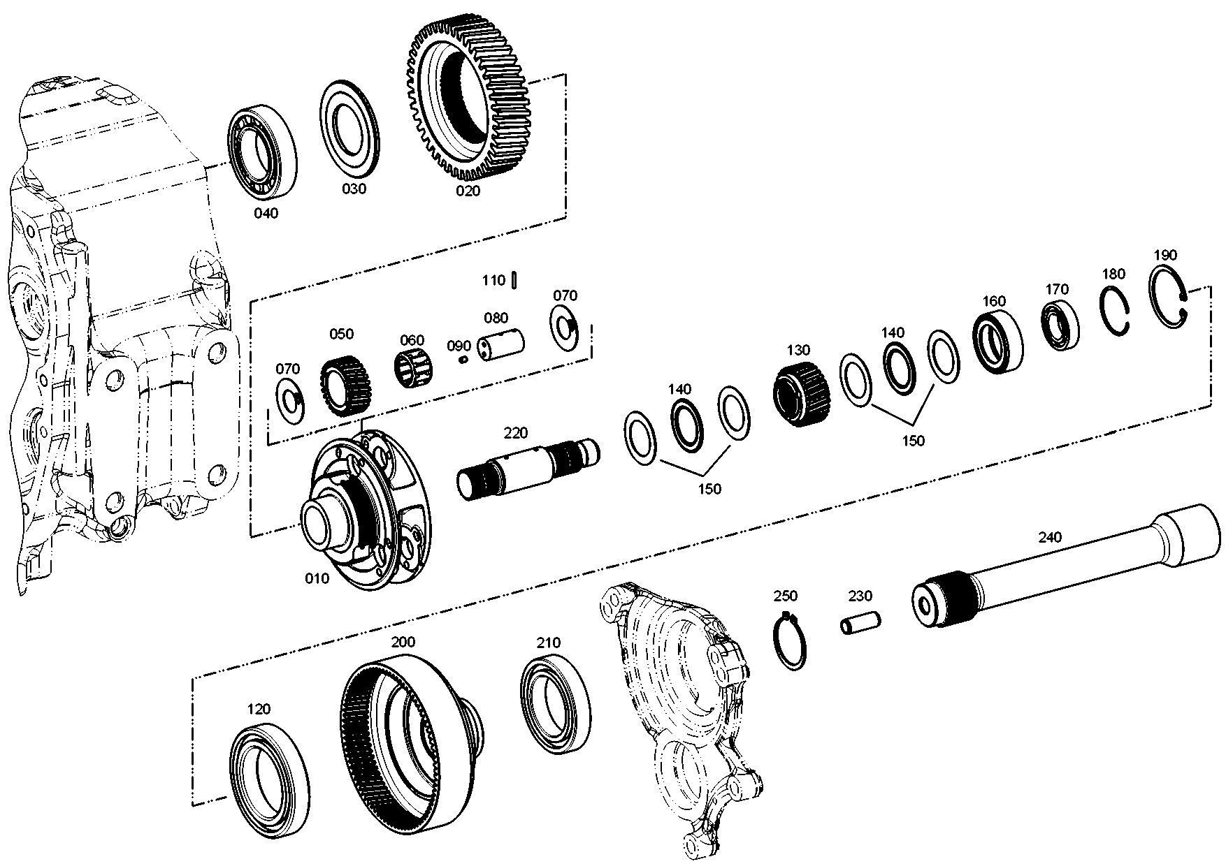 drawing for AGCO F382.103.150.080 - BALL BEARING