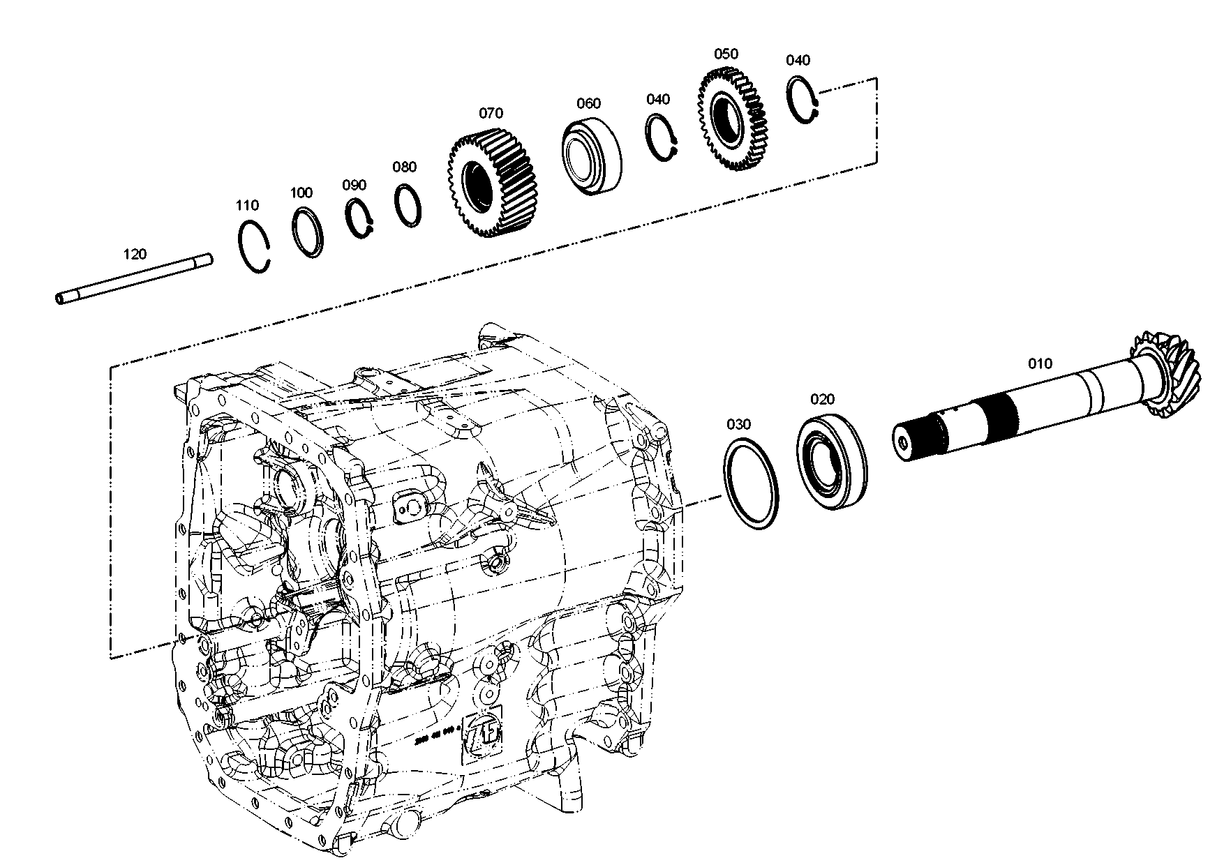 drawing for IVECO 02969185 - SHIM