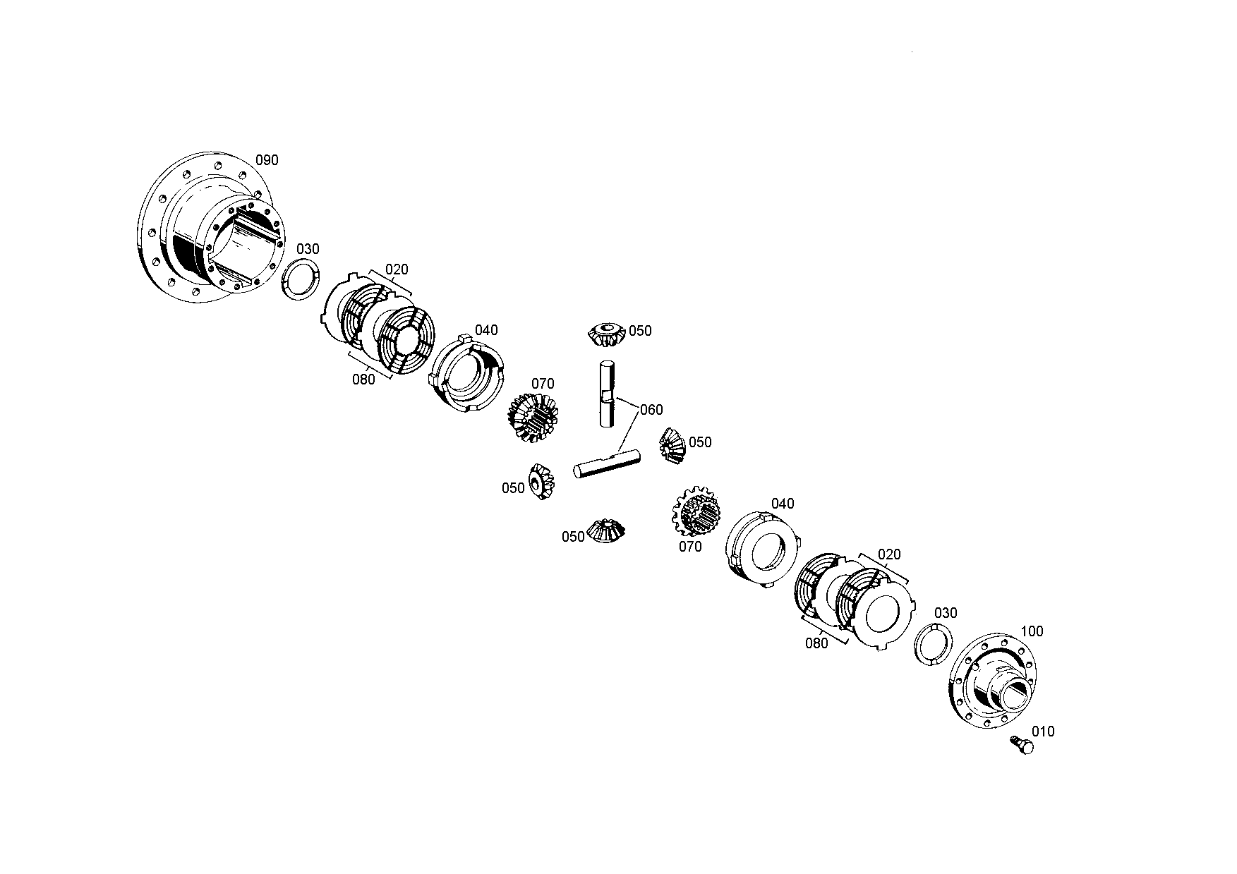 drawing for DOOSAN 152959 - DIFF.HOUSING