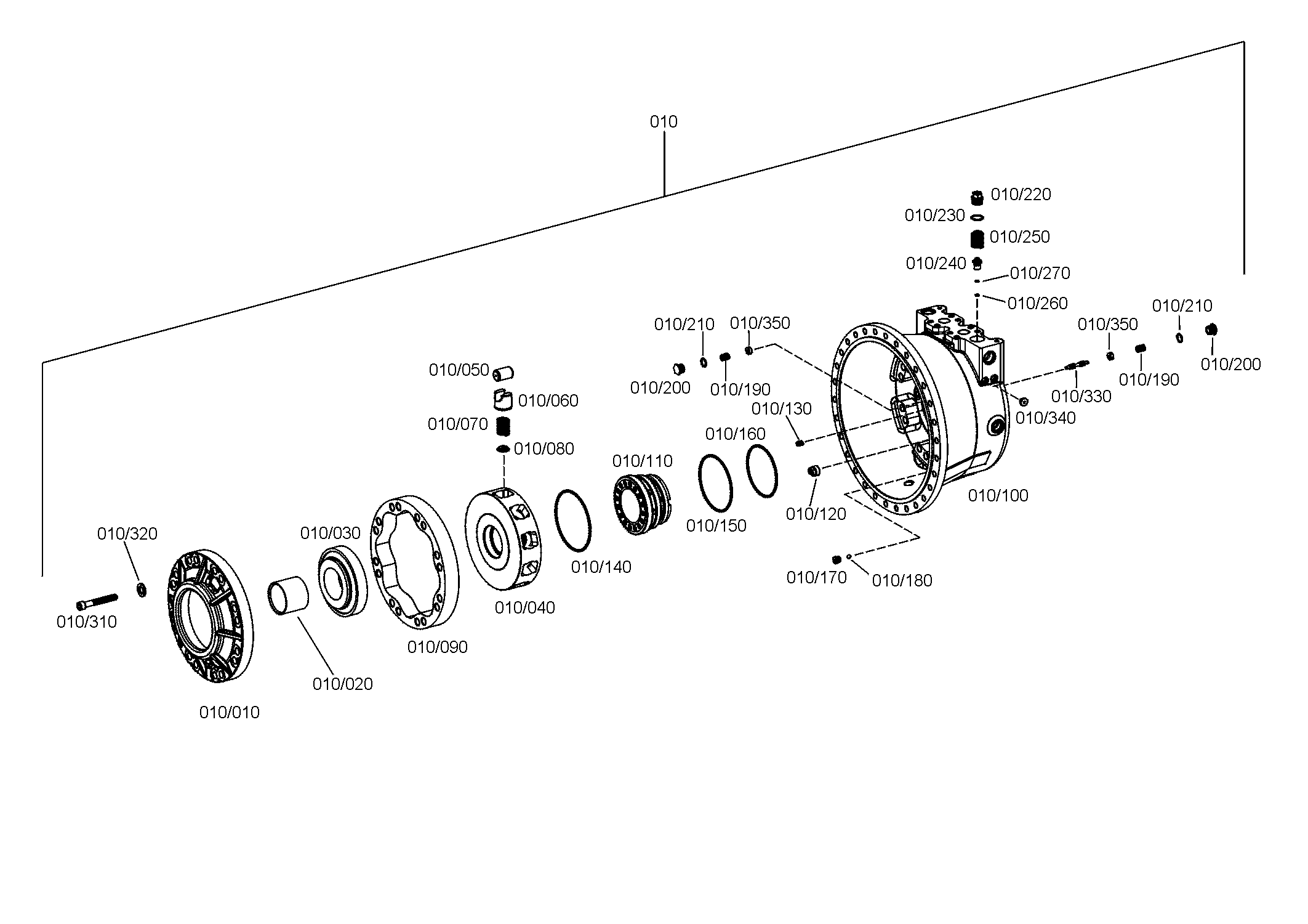 drawing for LIEBHERR GMBH 10113612 - GASKET