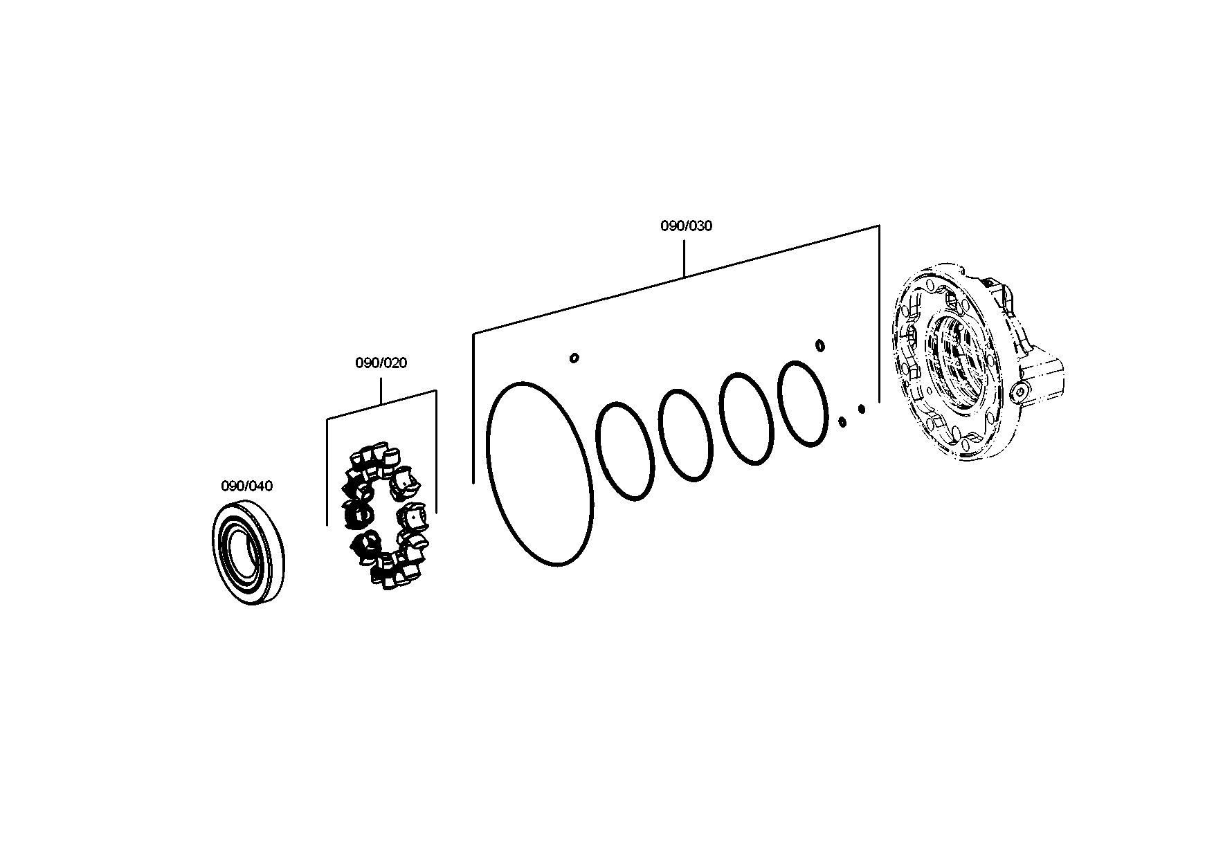 drawing for STETTER 98353975 - HYDRAULIC MOTOR