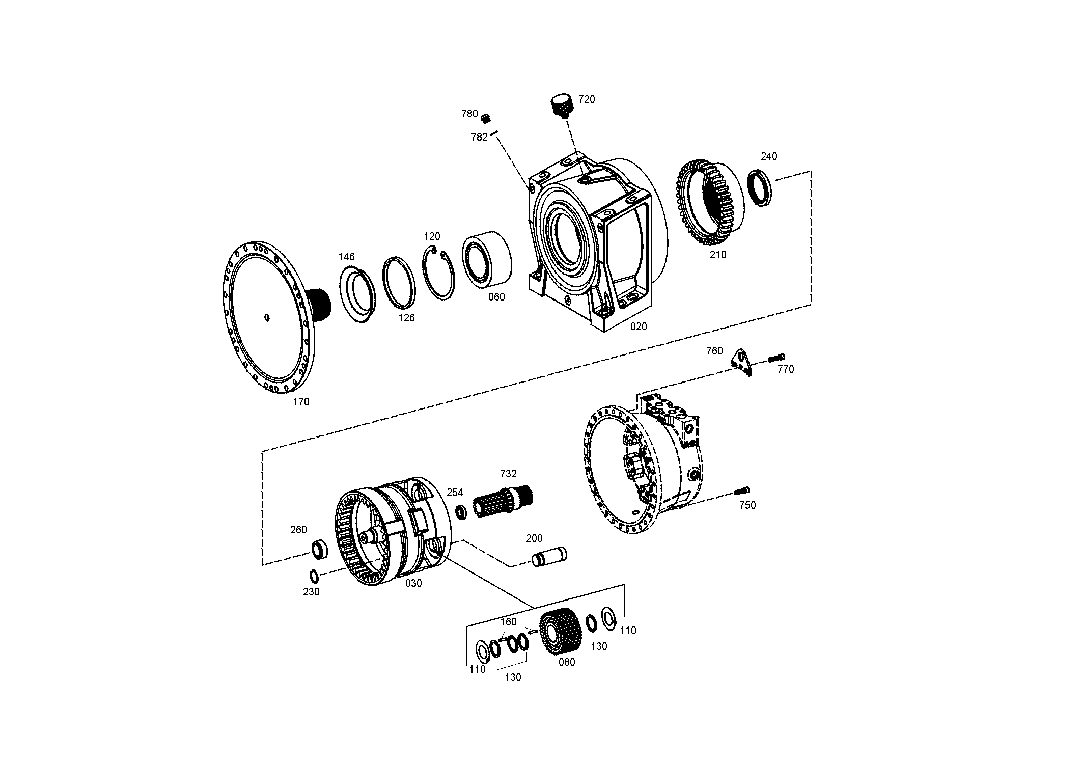 drawing for LIEBHERR GMBH 050029105 - NEEDLE ROLLER