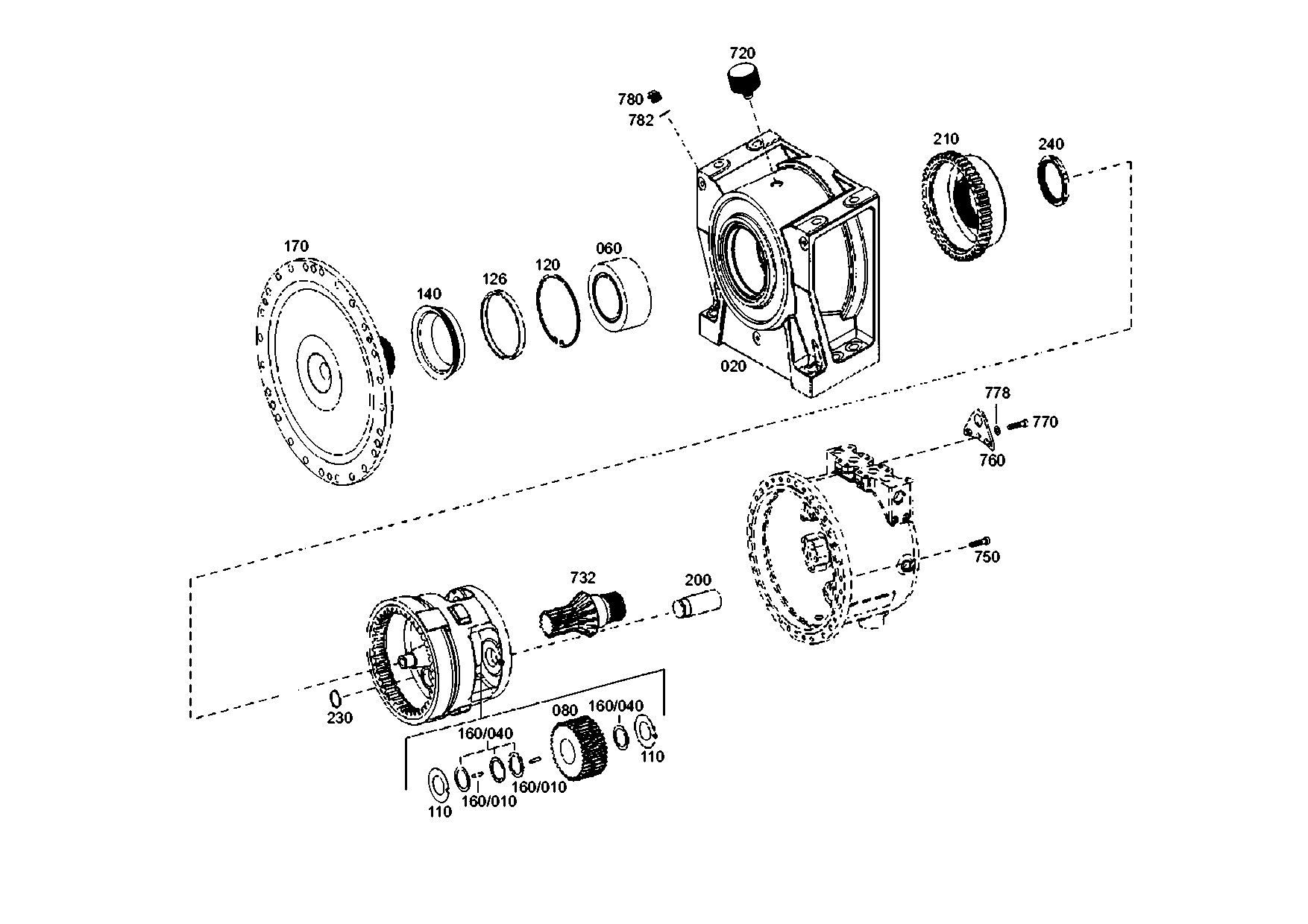 drawing for STETTER 98366453 - BEARING FLANGE