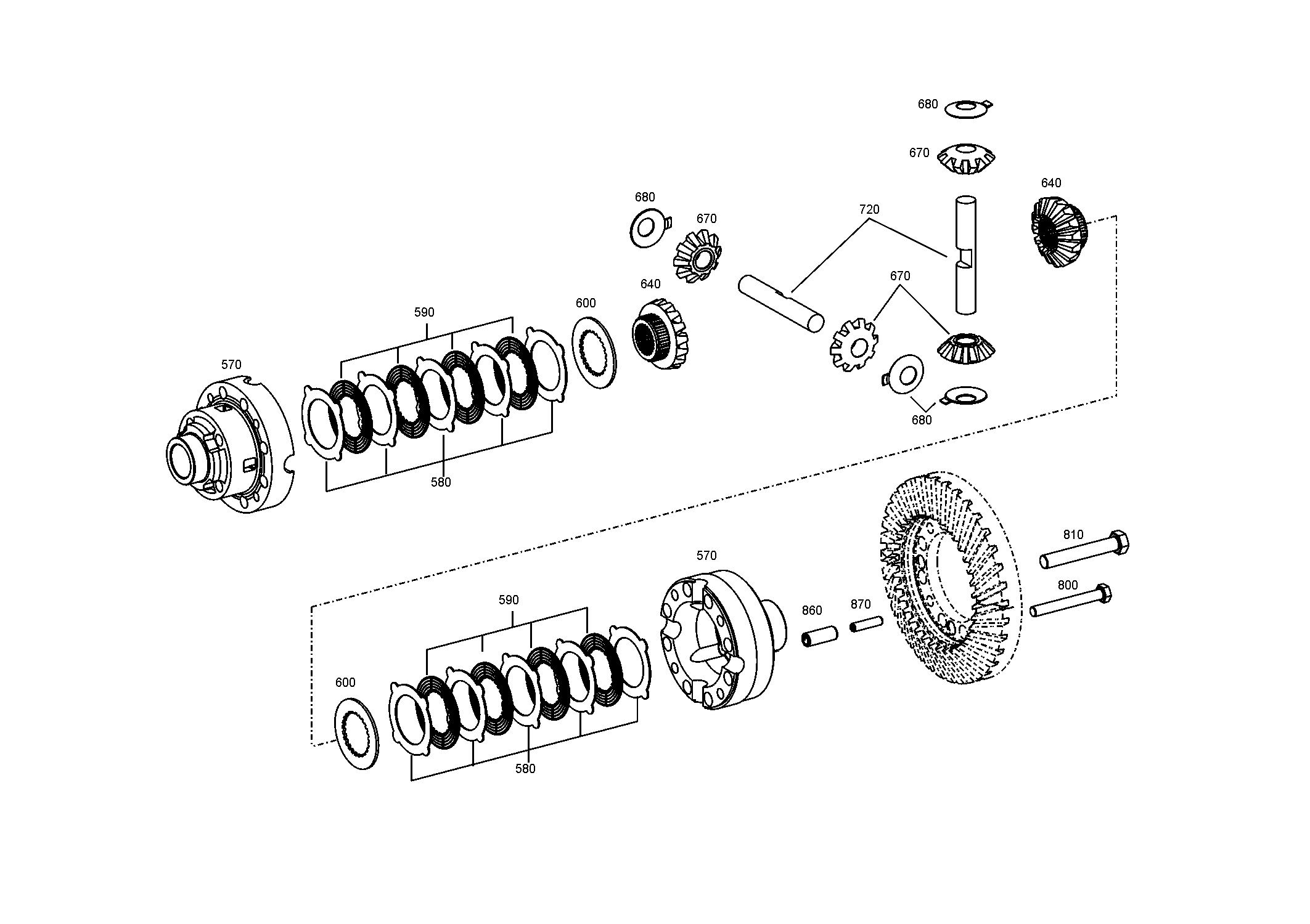 drawing for JOHN DEERE R75839 - OUTER CLUTCH DISK