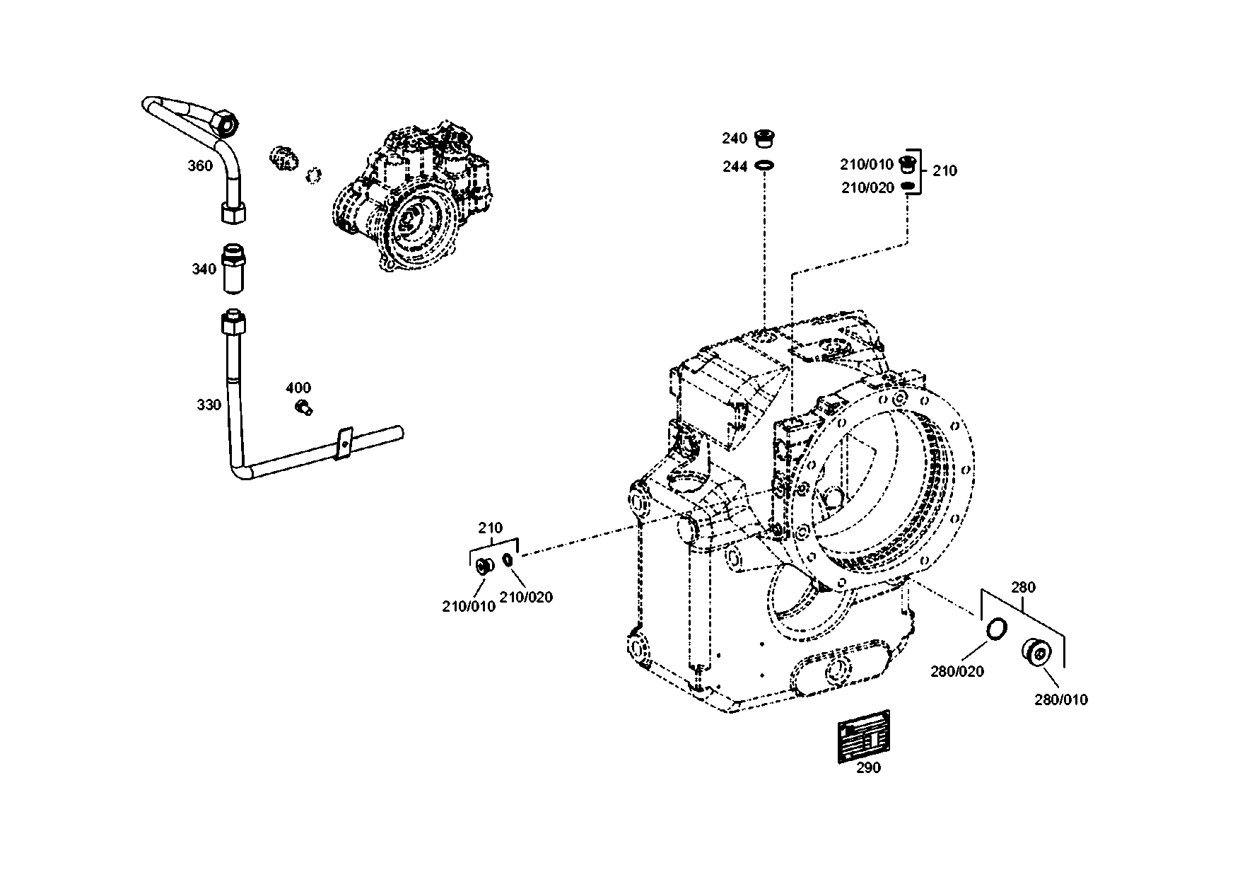 drawing for Hyundai Construction Equipment 4143201012 - TUBE