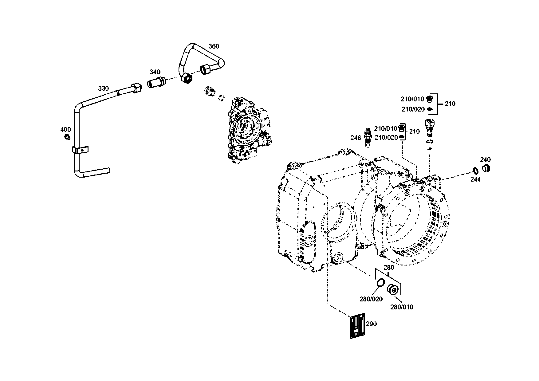 drawing for JOHN DEERE AT321993 - INDUCTIVE TRANSMITTER