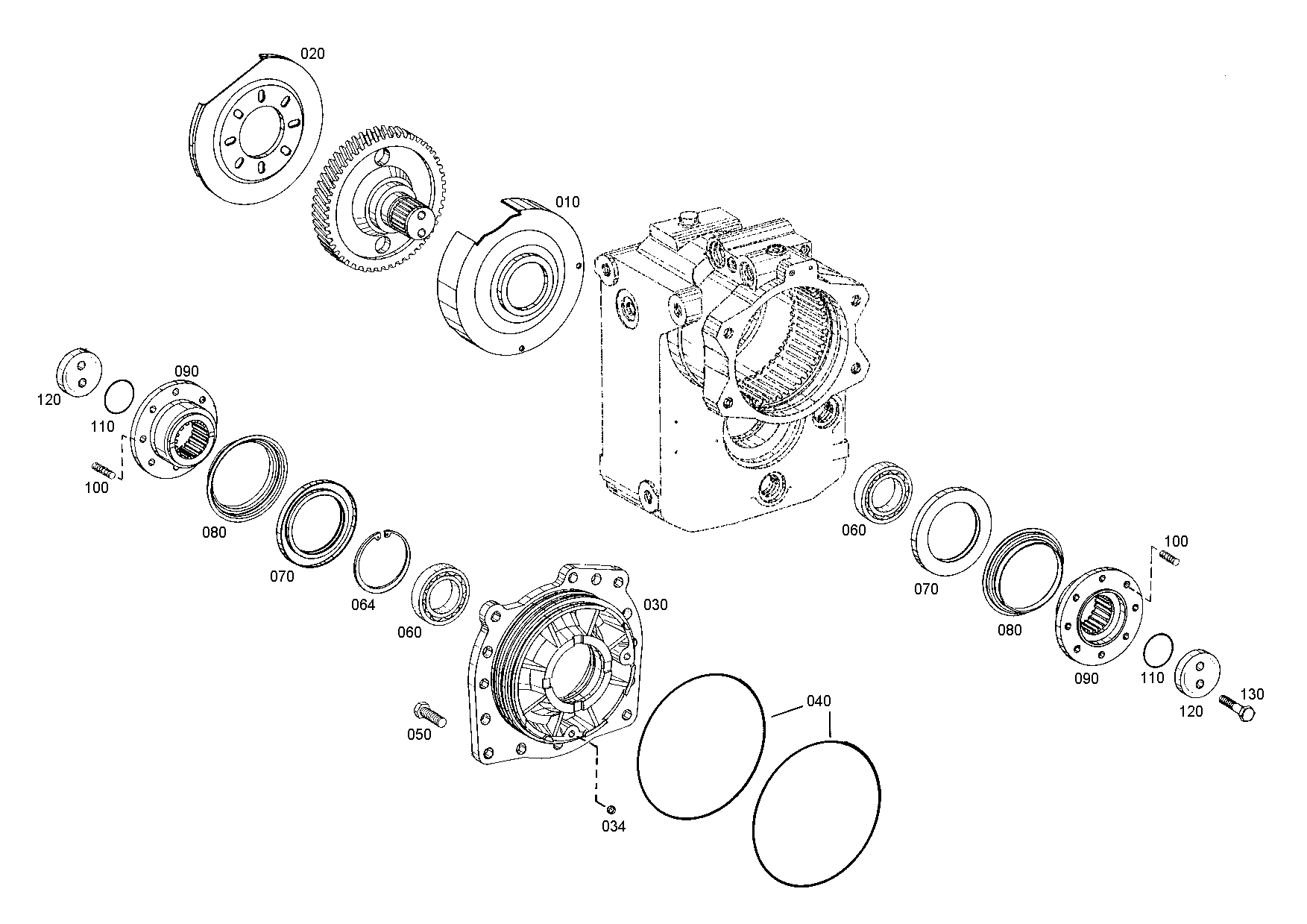 drawing for Hyundai Construction Equipment 0634303996 - O-RING