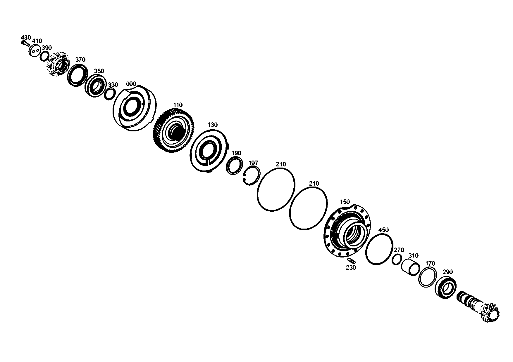 drawing for JOHN DEERE AT321401 - O-RING