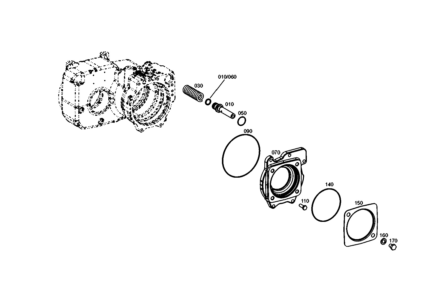drawing for LIEBHERR GMBH 10219153 - COMPRESSION SPRING