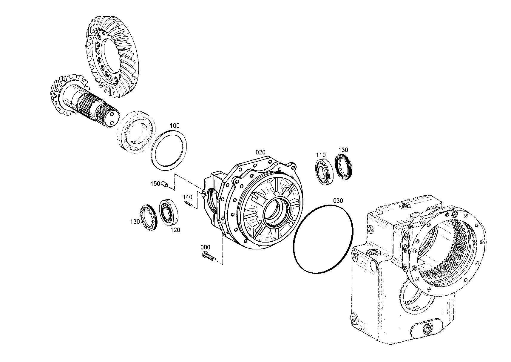 drawing for MANITOU COSTRUZIONI INDUSTRIALI S.R.L 129542 - ADJUSTING NUT